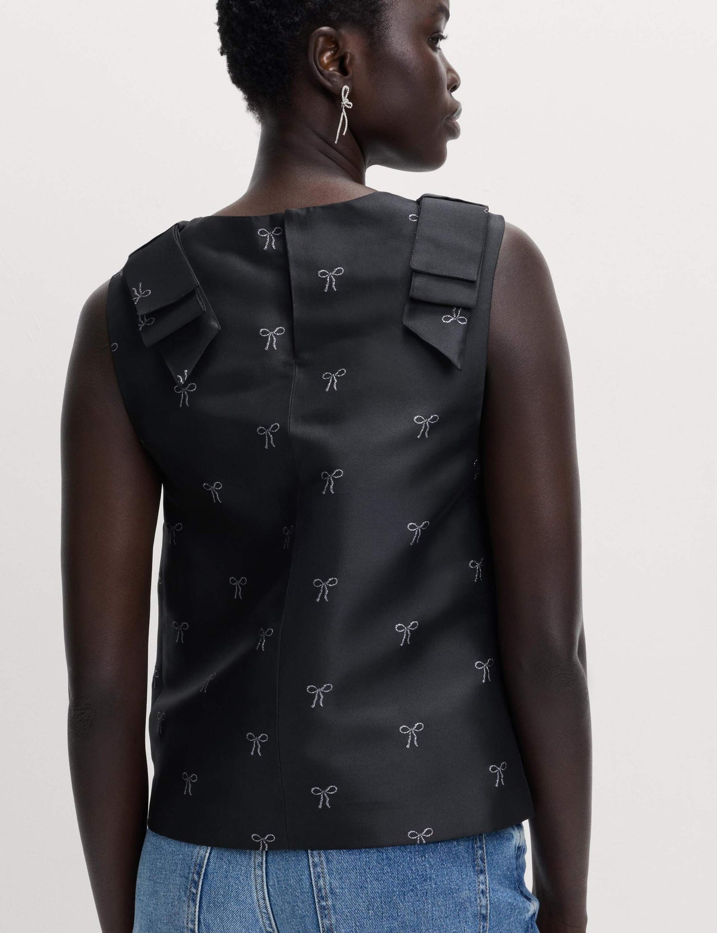 Jacquard Bow Top