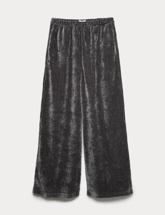Mottled Velvet Straight Leg Trousers