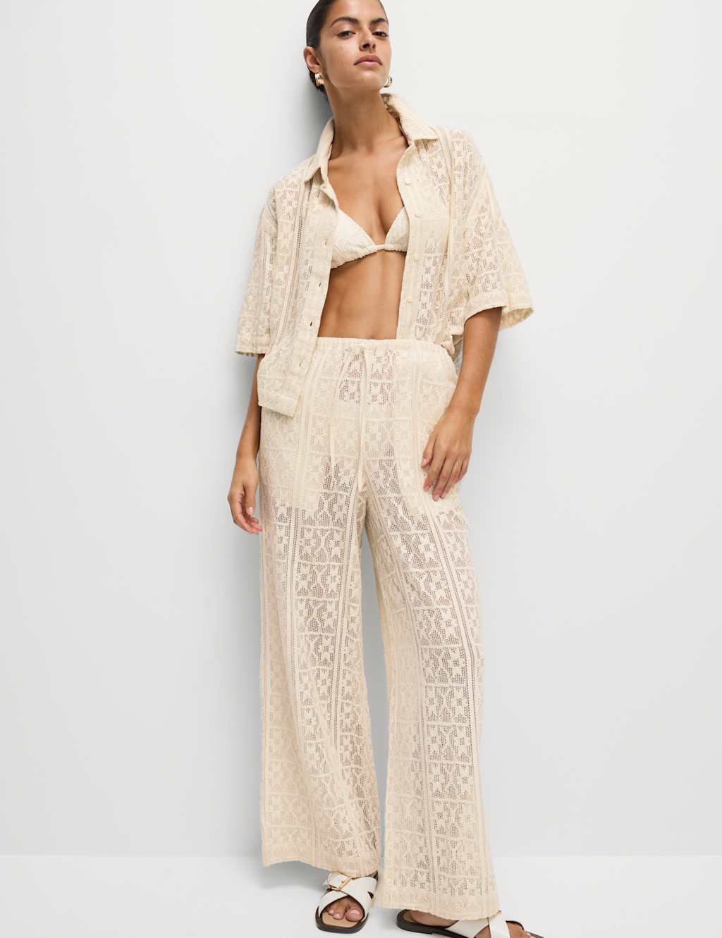 Pure Cotton Beach Trousers