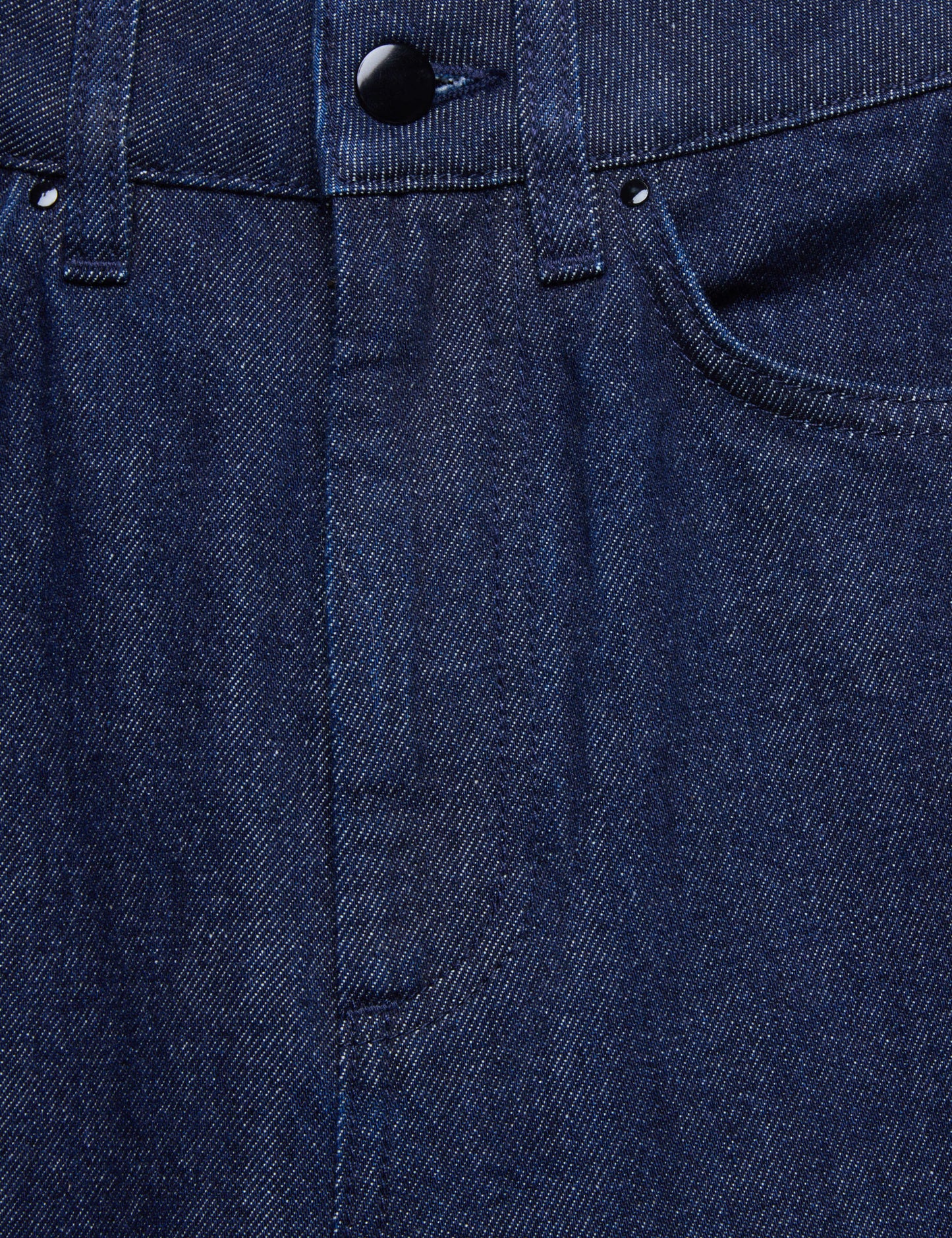 Pure Cotton High Waisted Wide Leg Jeans