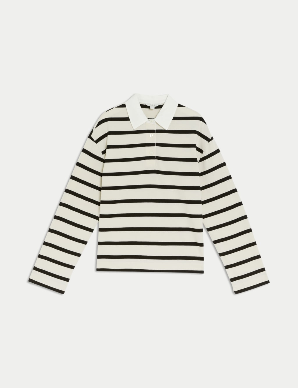 Pure Cotton Striped Rugby Top