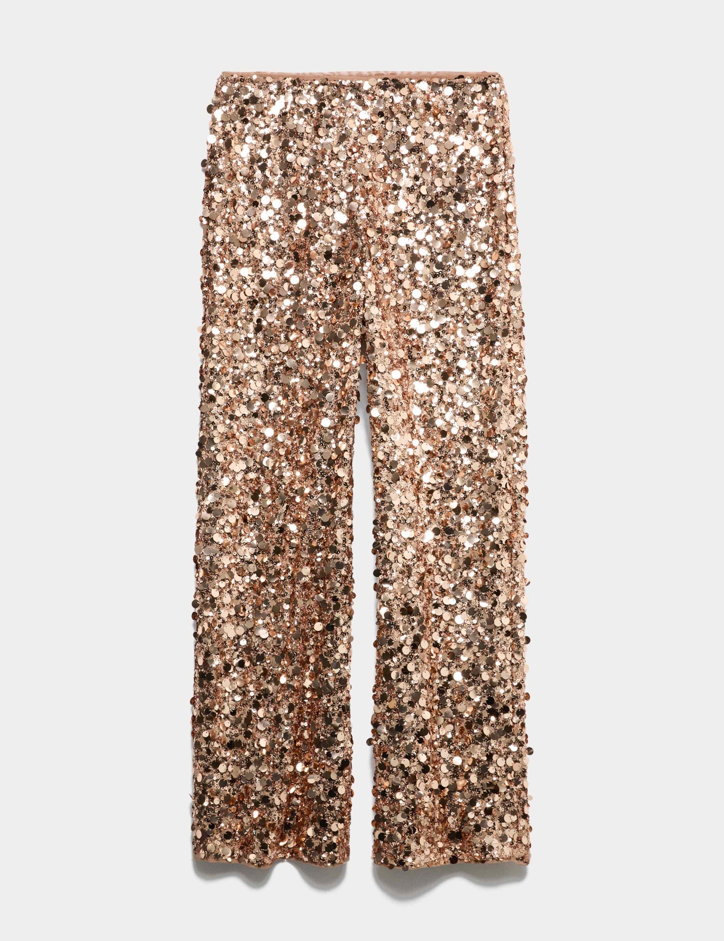 Sequin Wide Leg Trousers
