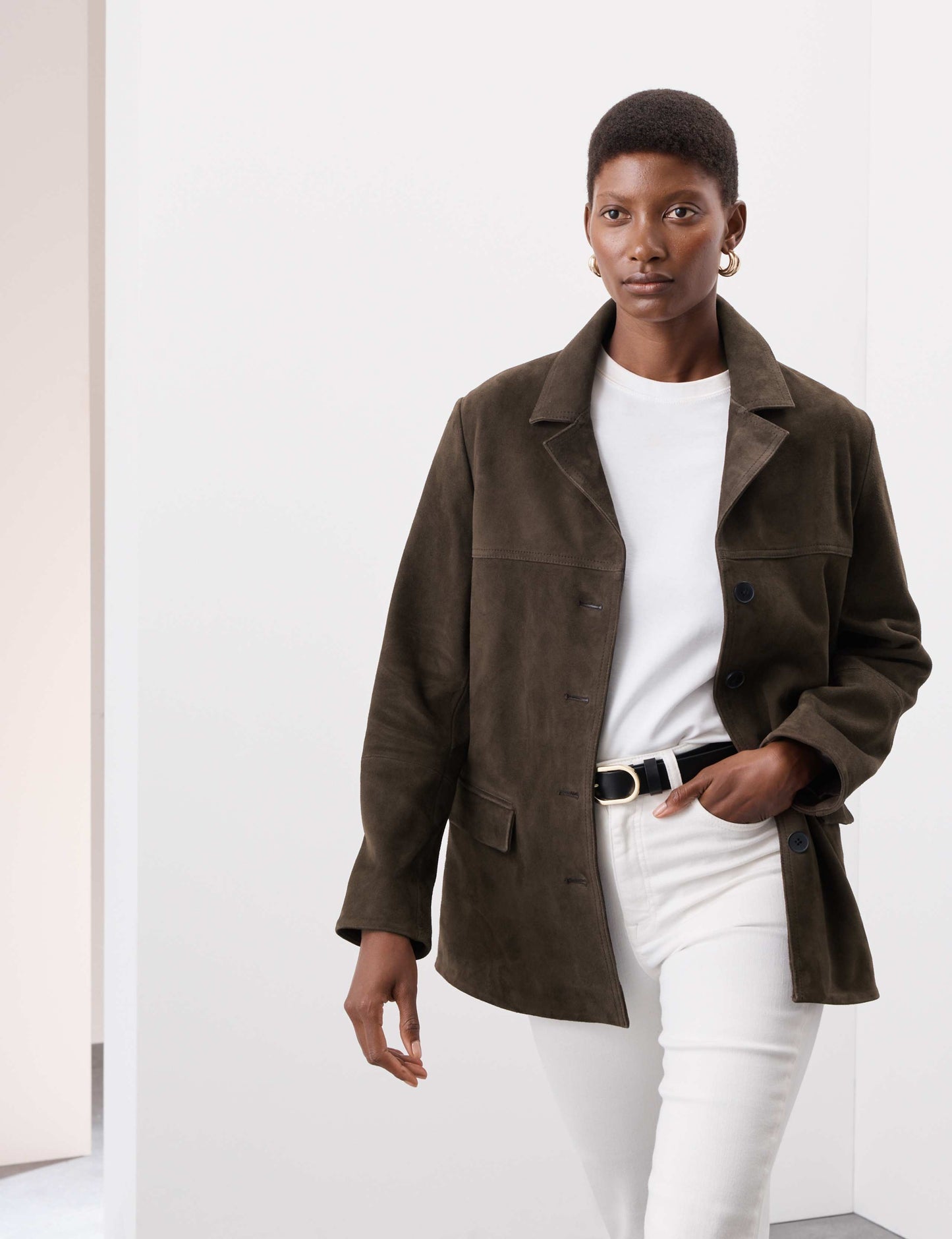 Suede Blazer