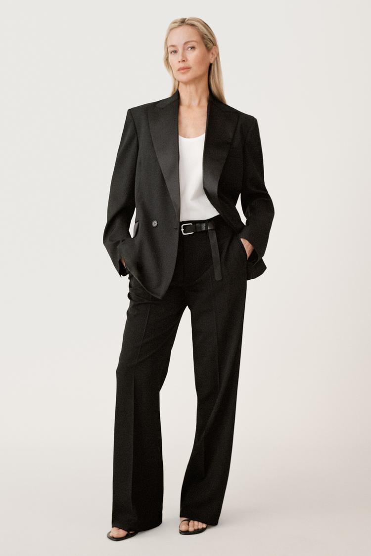 Contrast Double-Breasted Blazer 50th Anniversary