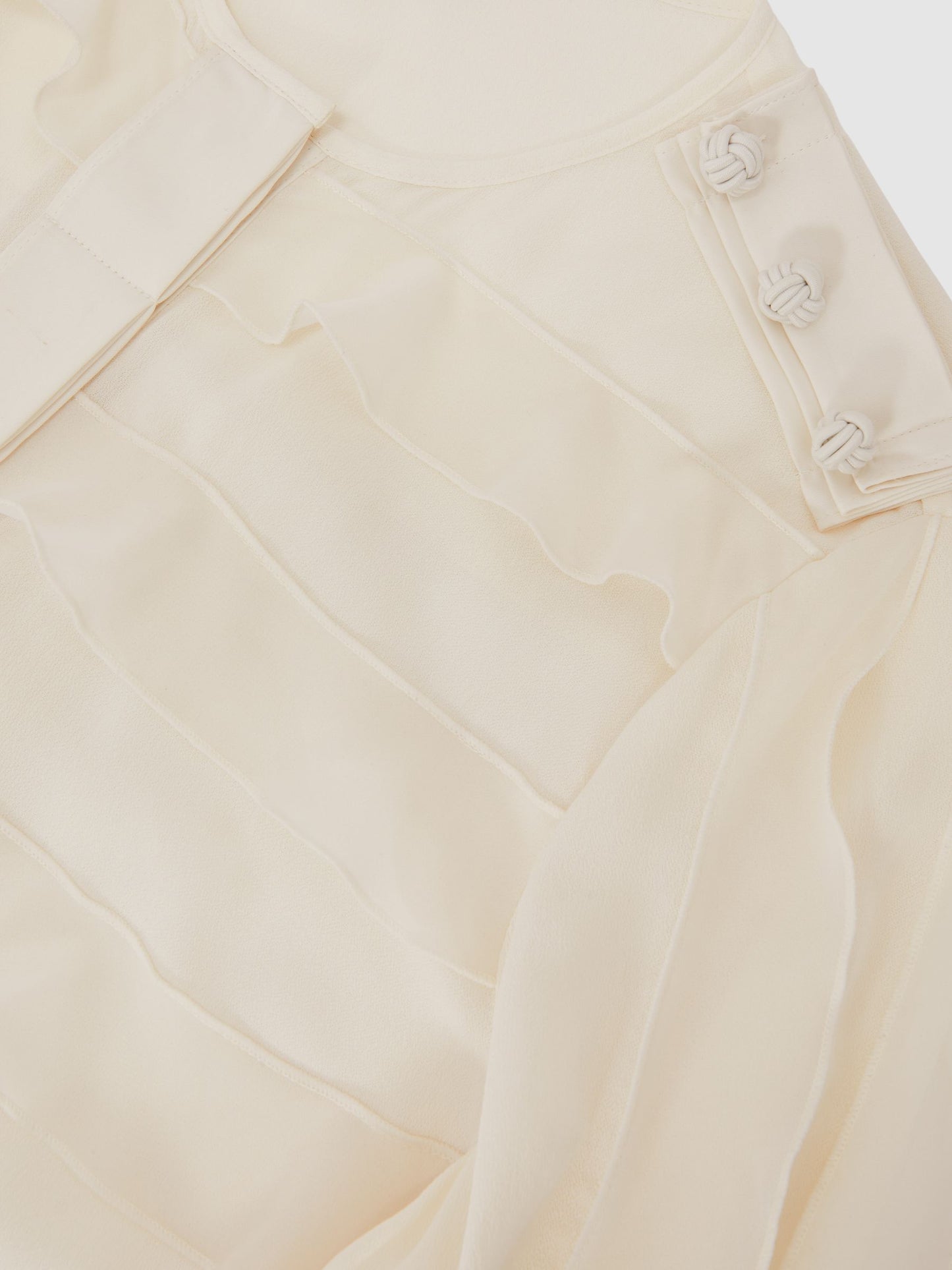 Royal Ballet Ruffle Blouse in Cream