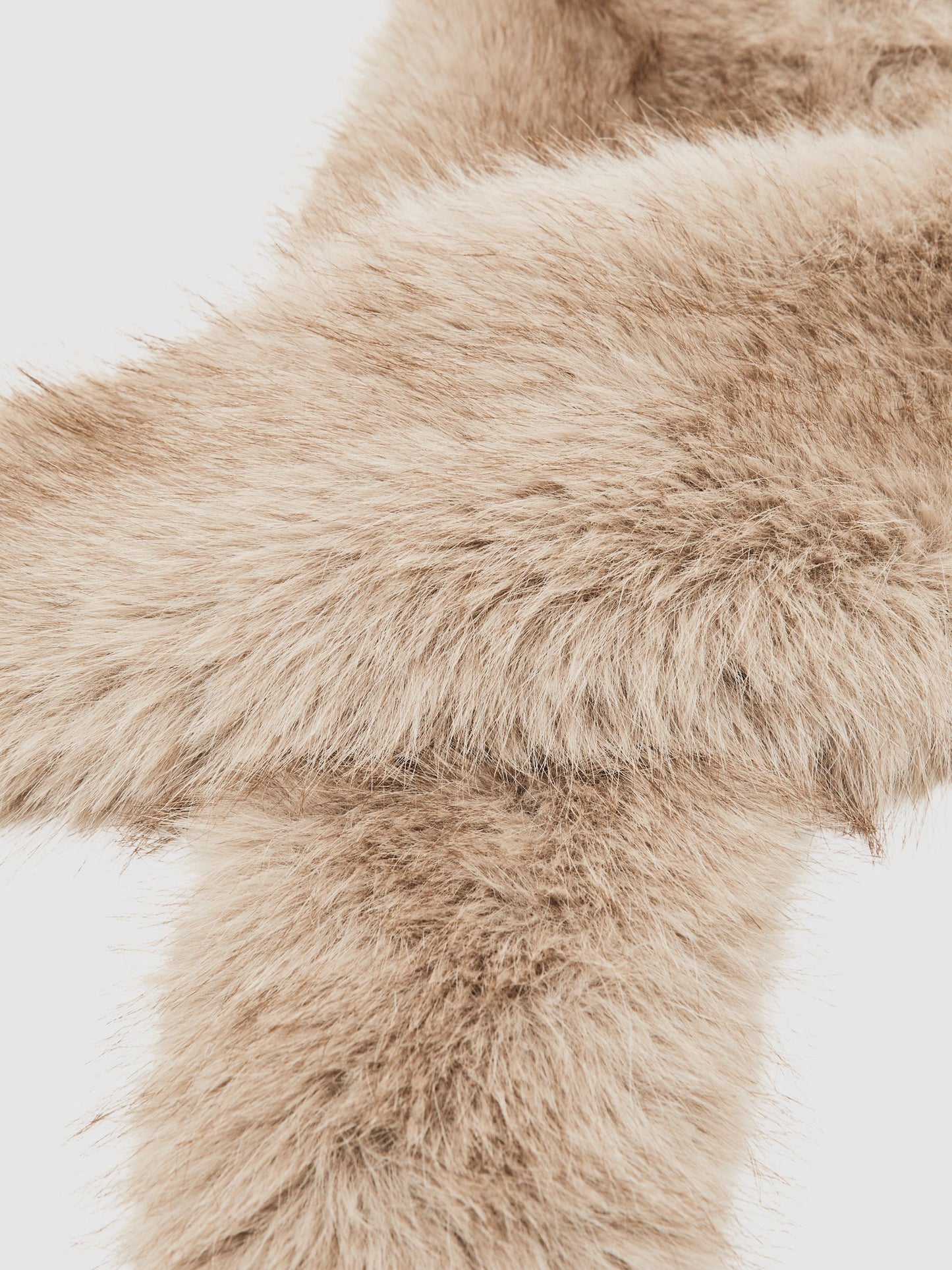 Fur Scarf in Neutral