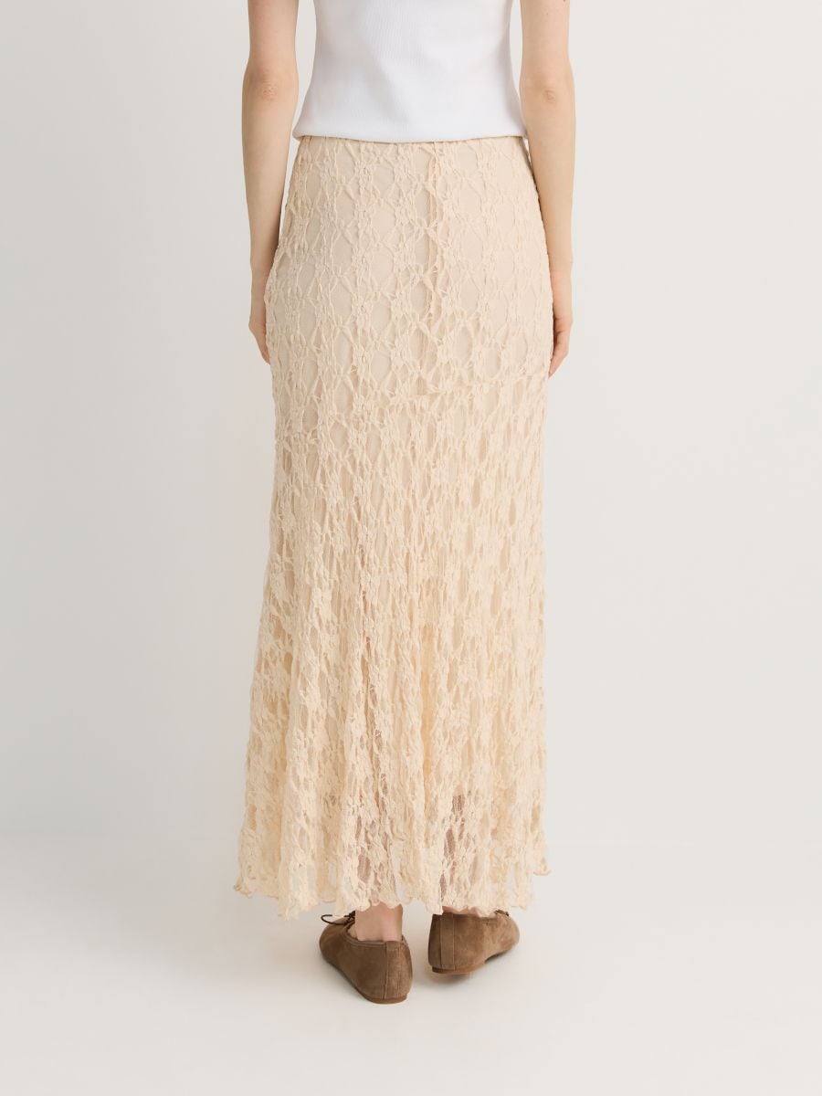 Maxi lace skirt