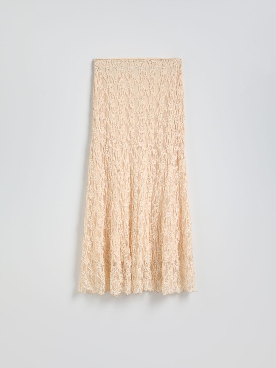 Maxi lace skirt