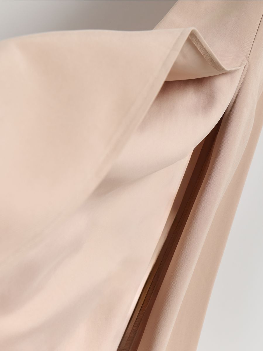 Viscose rich midi dress