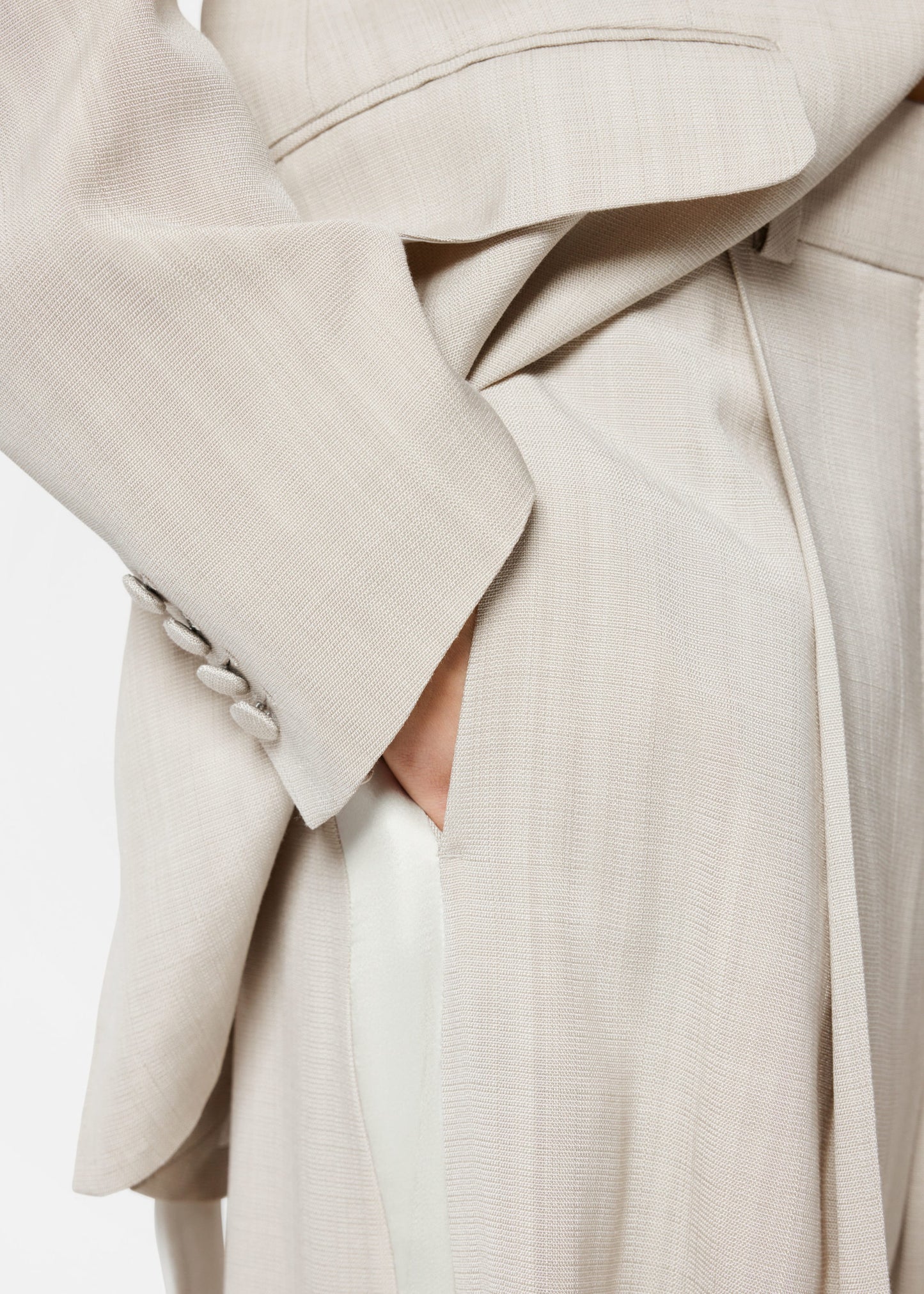 Wide Press-Crease Trousers