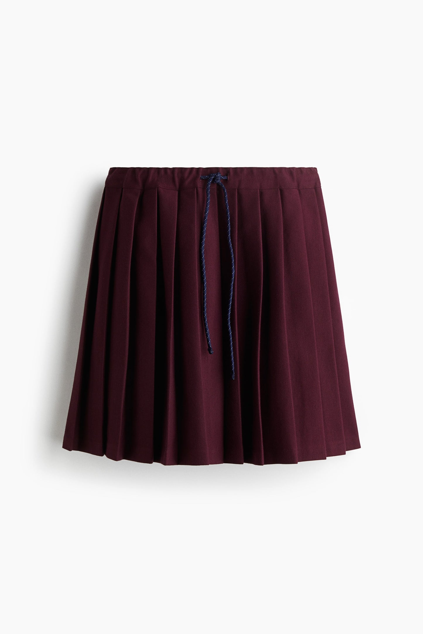 Pleated mini skirt