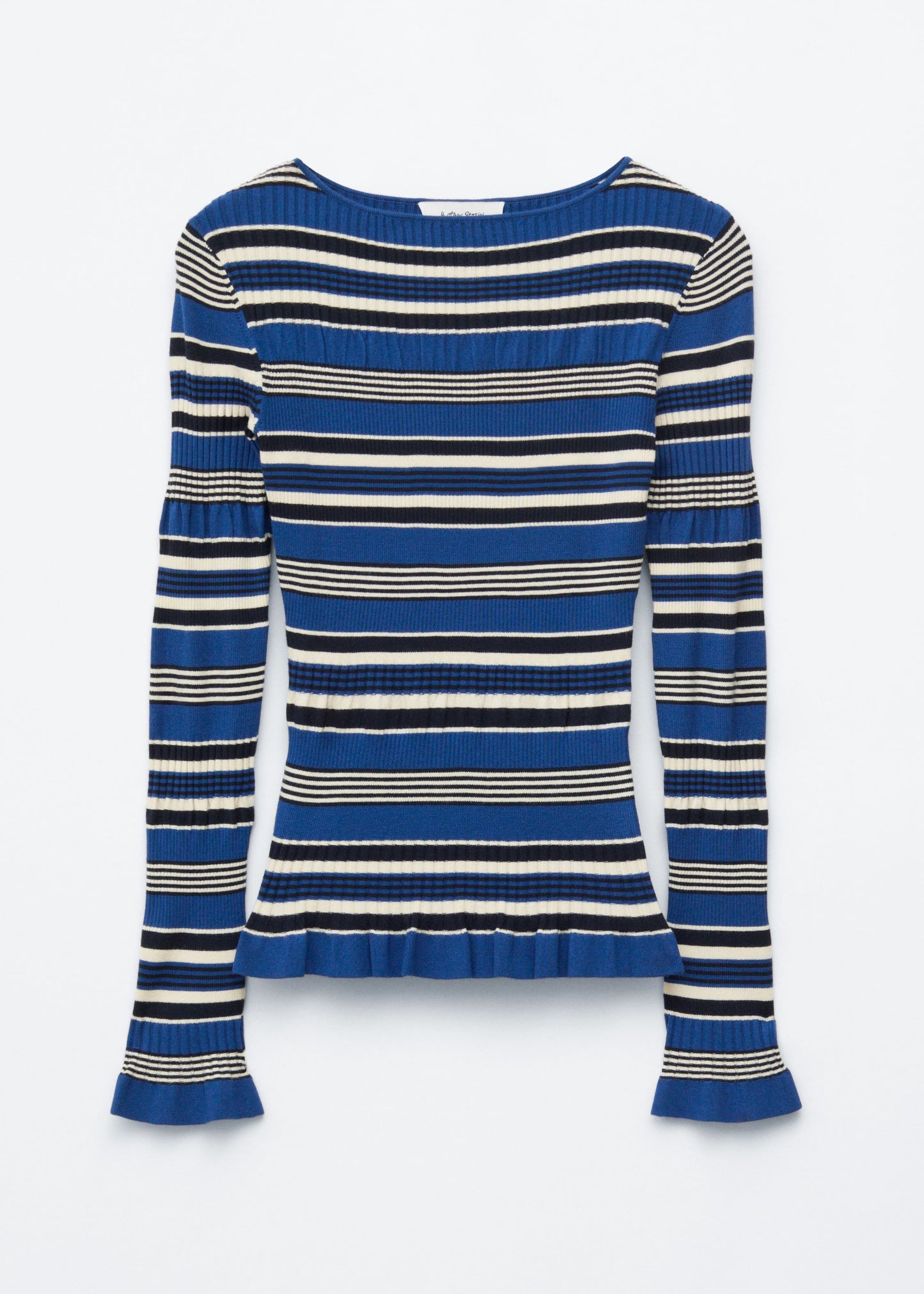 Long-Sleeve Ribbed Top