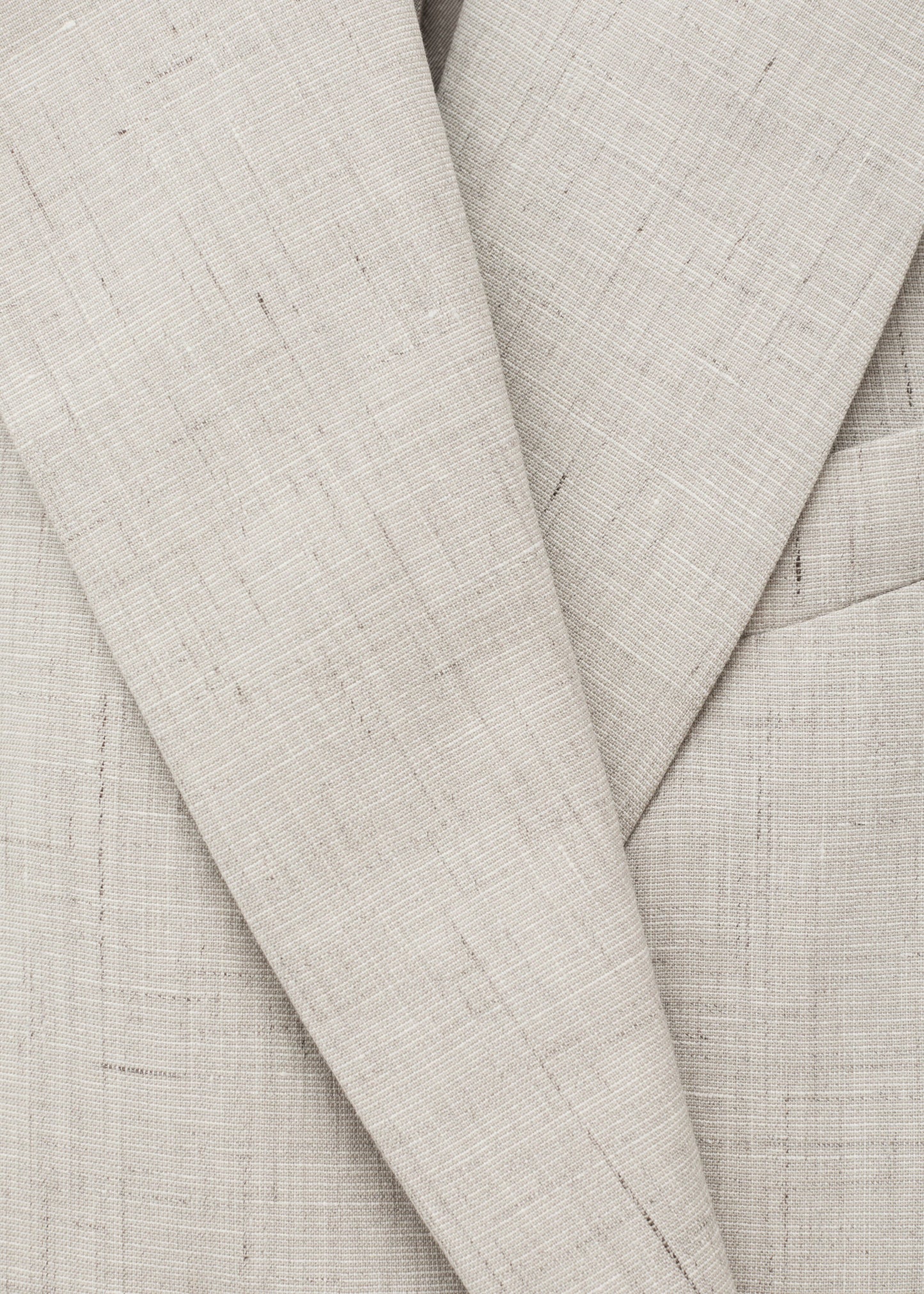 Relaxed Cotton-Linen Blazer