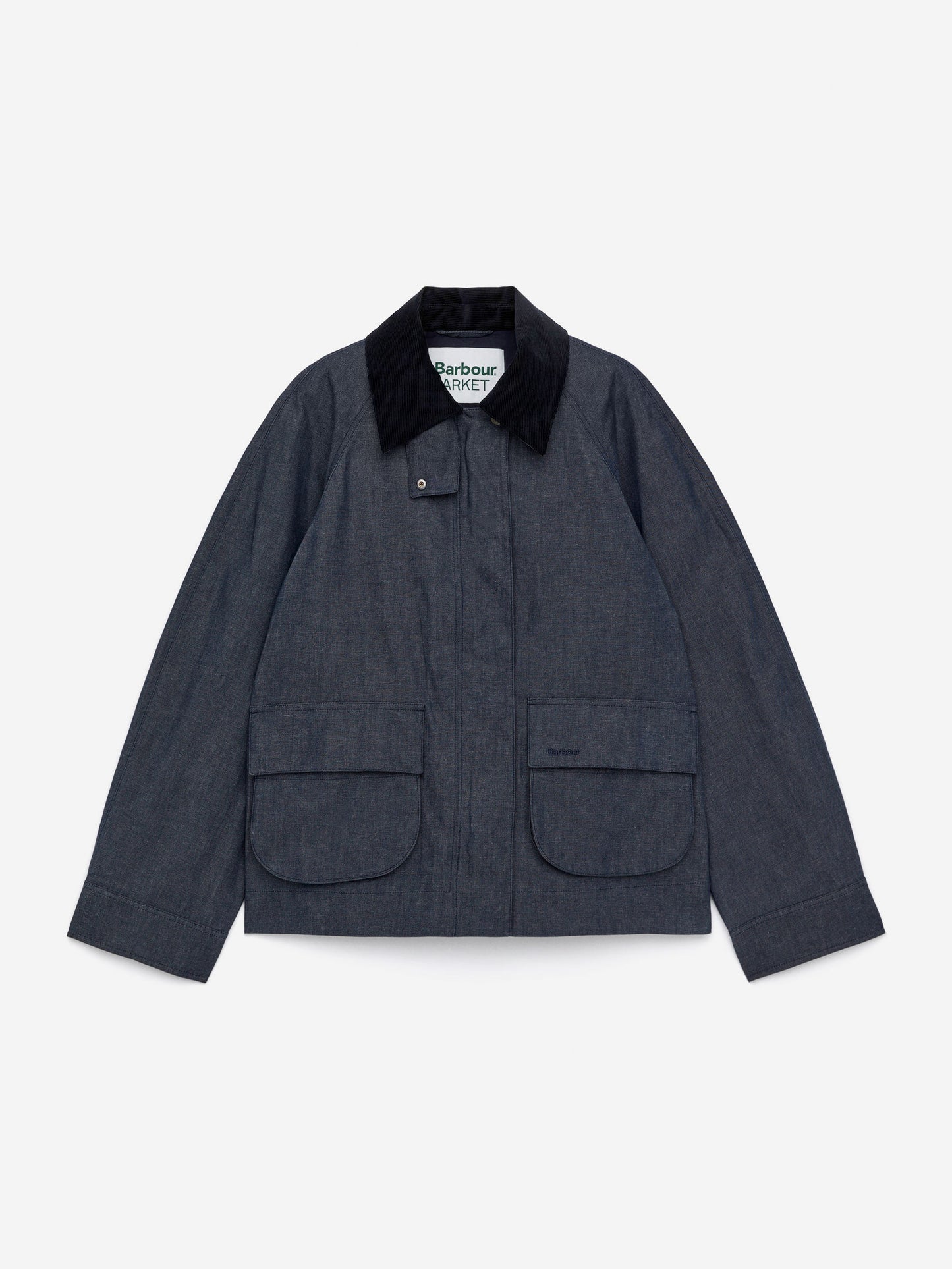 ARKET and Barbour Dry-Waxed Denim Jacket