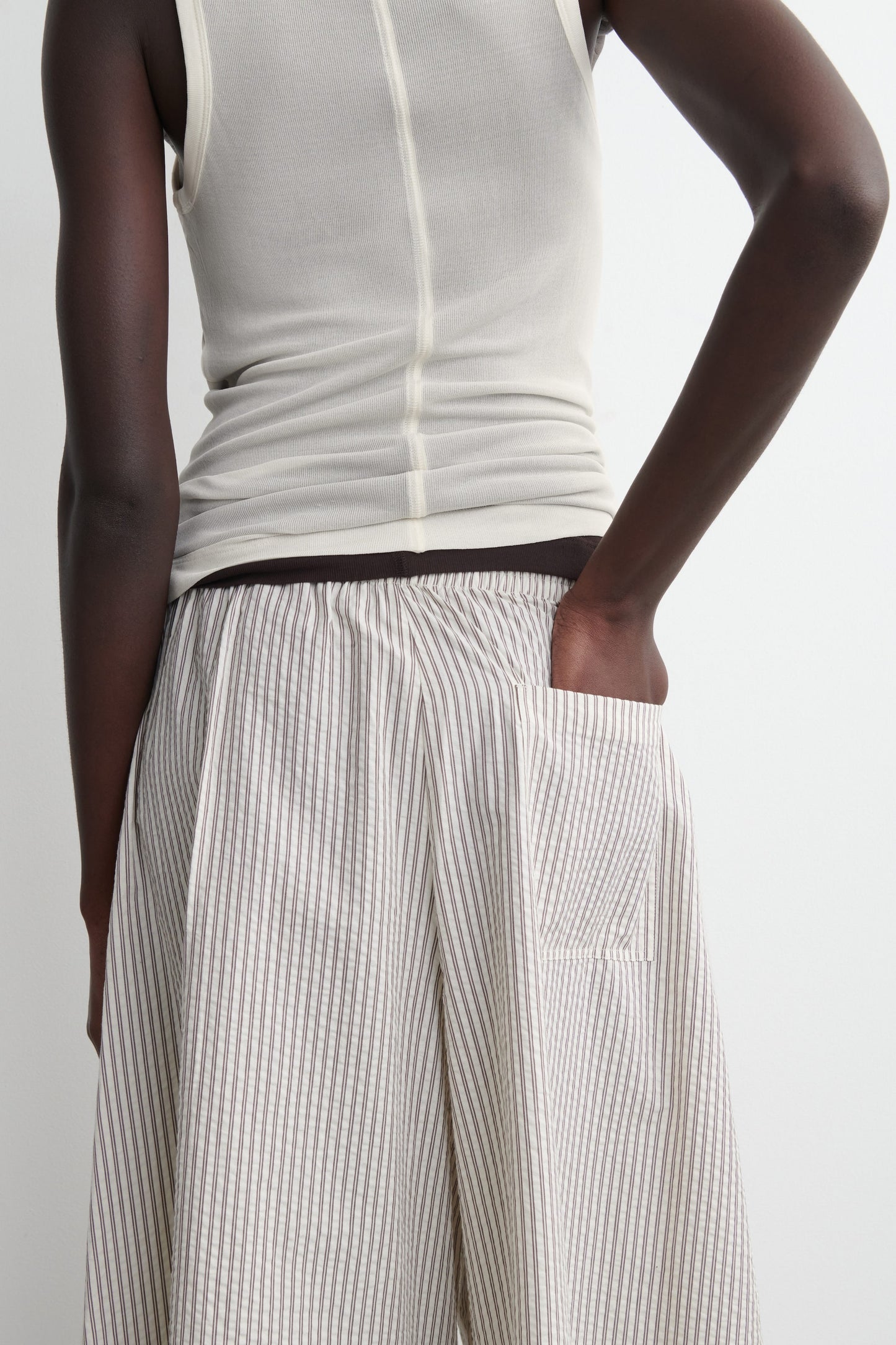 Seersucker Culottes