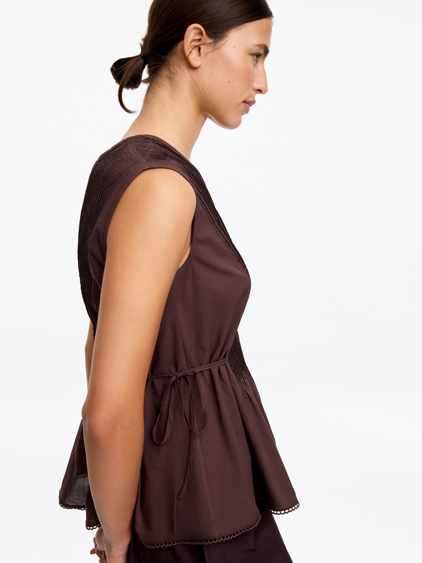 Pintuck Top