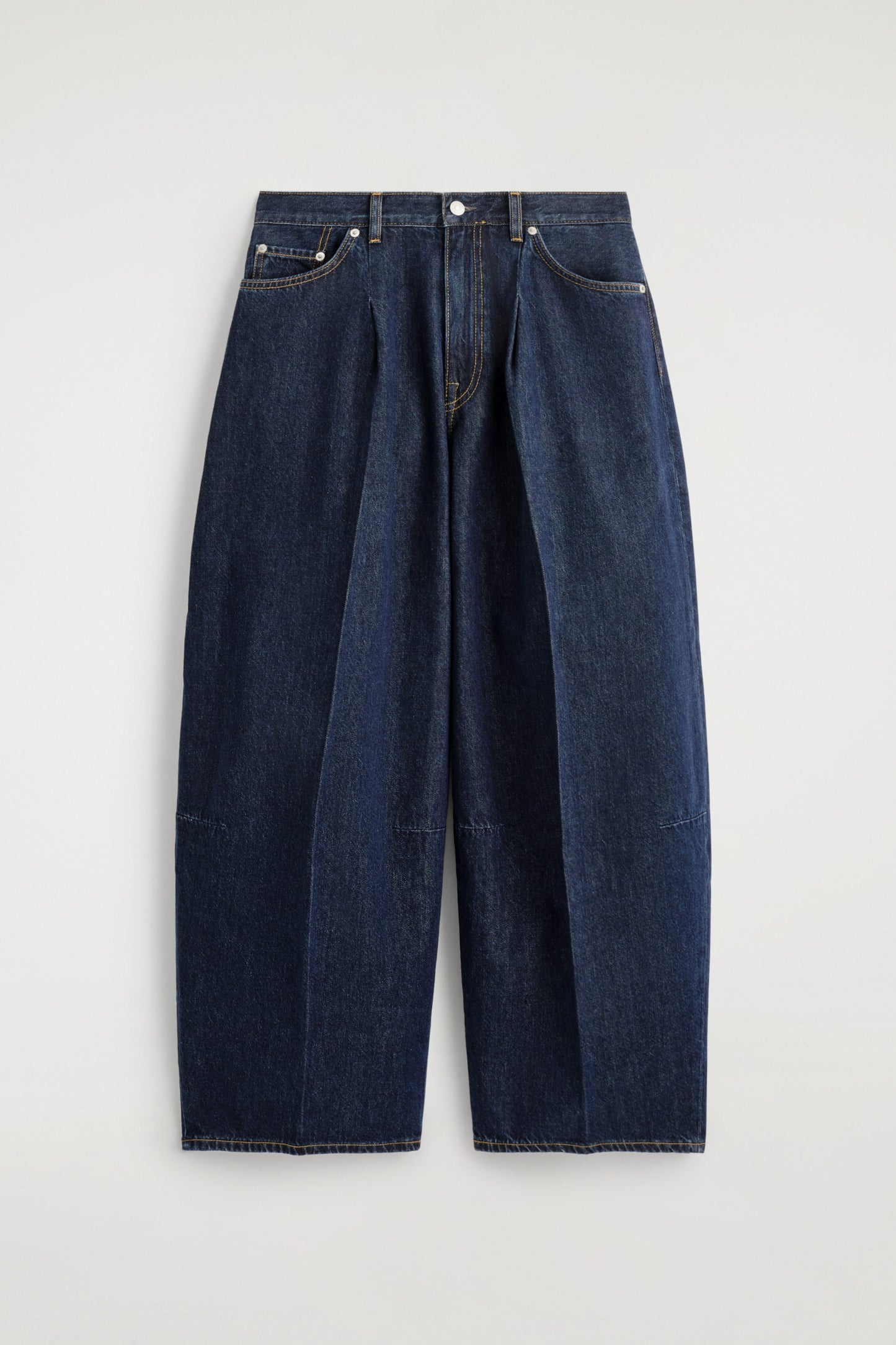 Twine Barrel-Leg Jeans