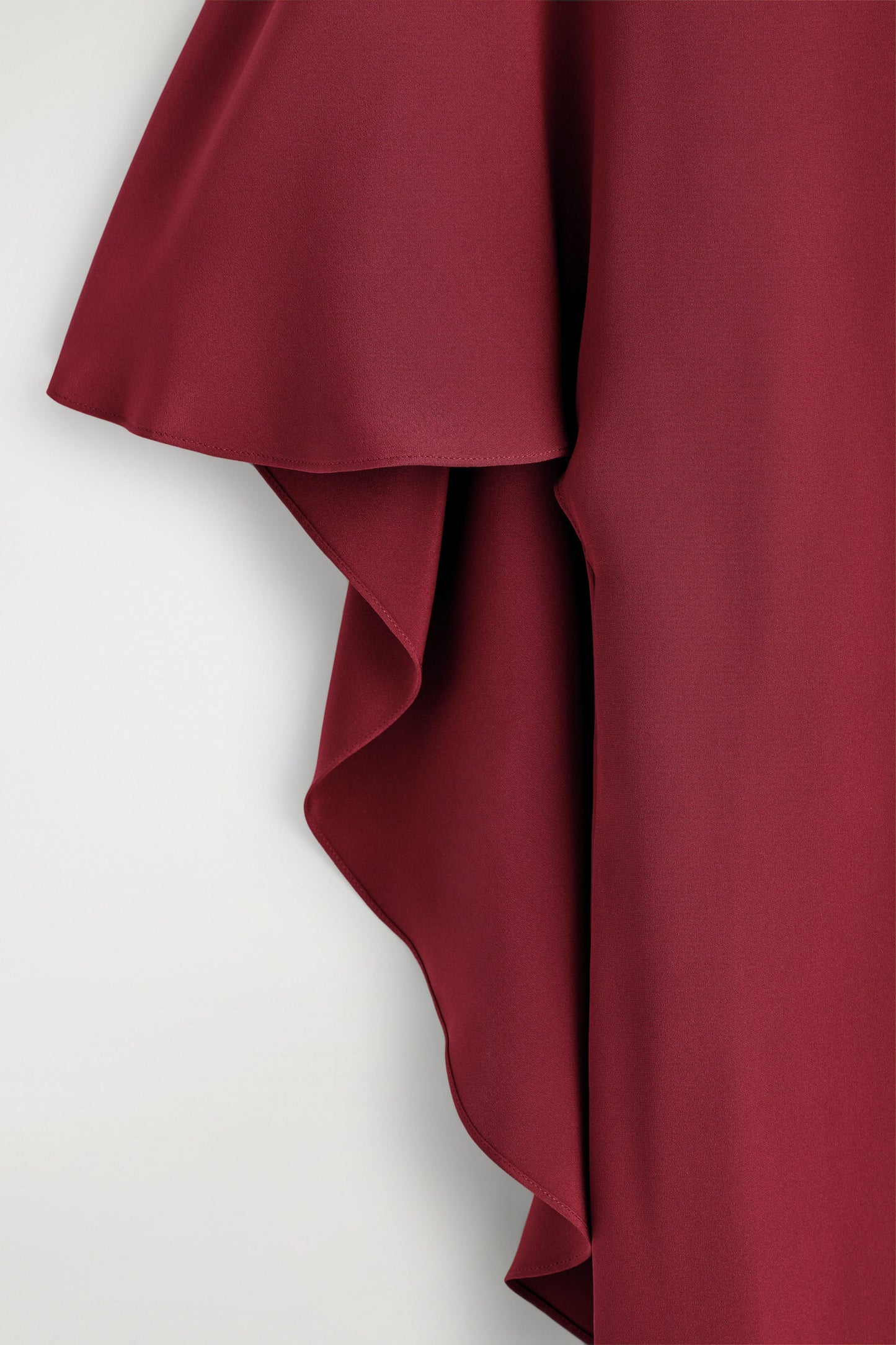 Draped Silk Mini Dress