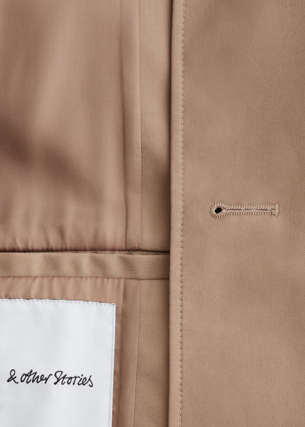 Double-Breasted Trench Jacket