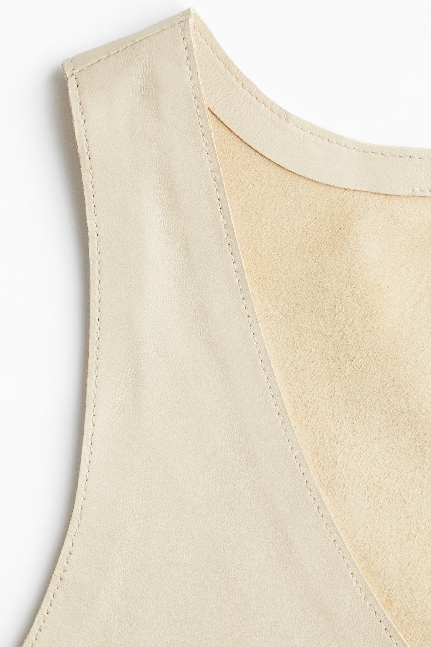 Leather vest top