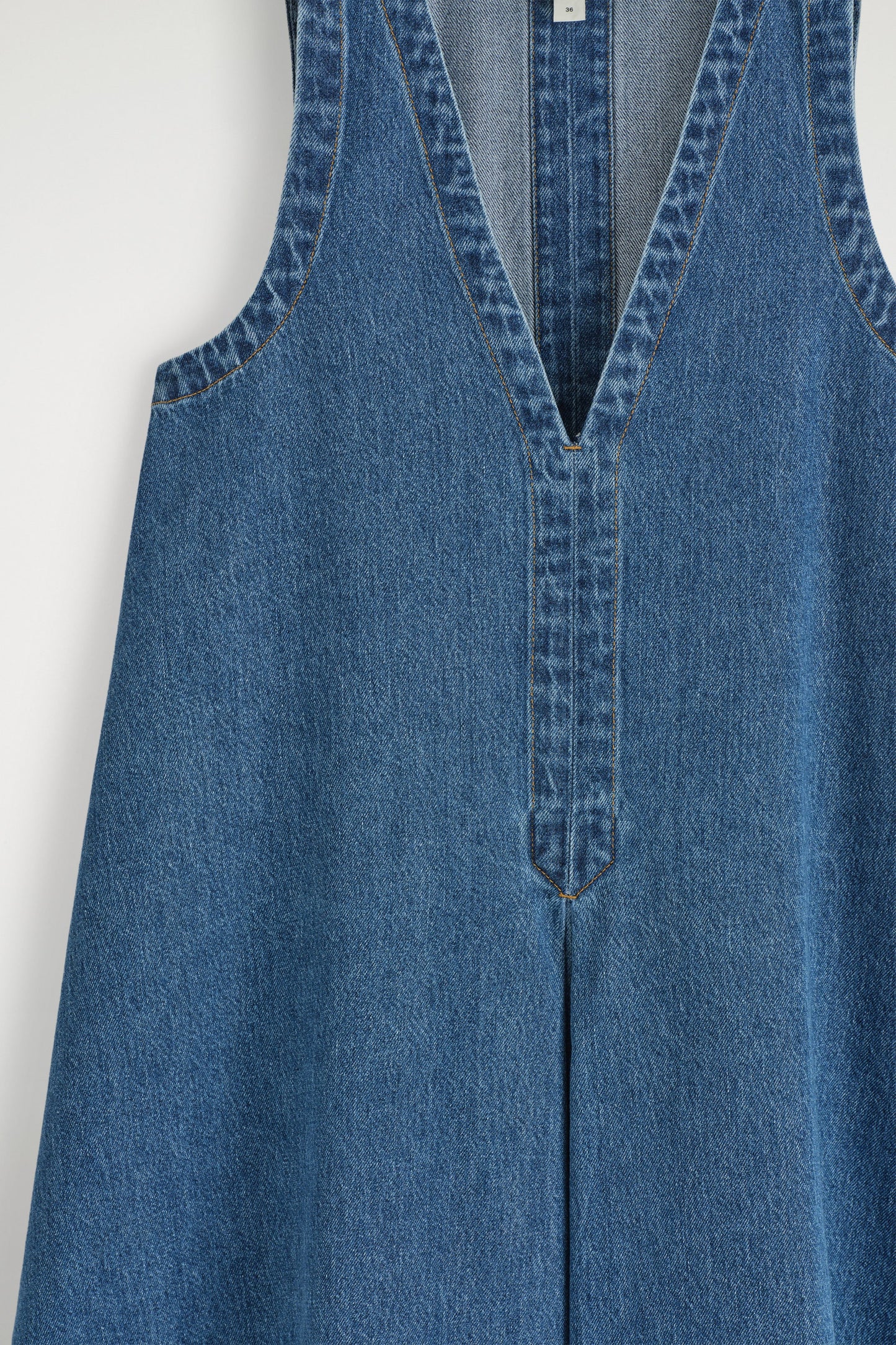 Denim A-Line Mini Dress