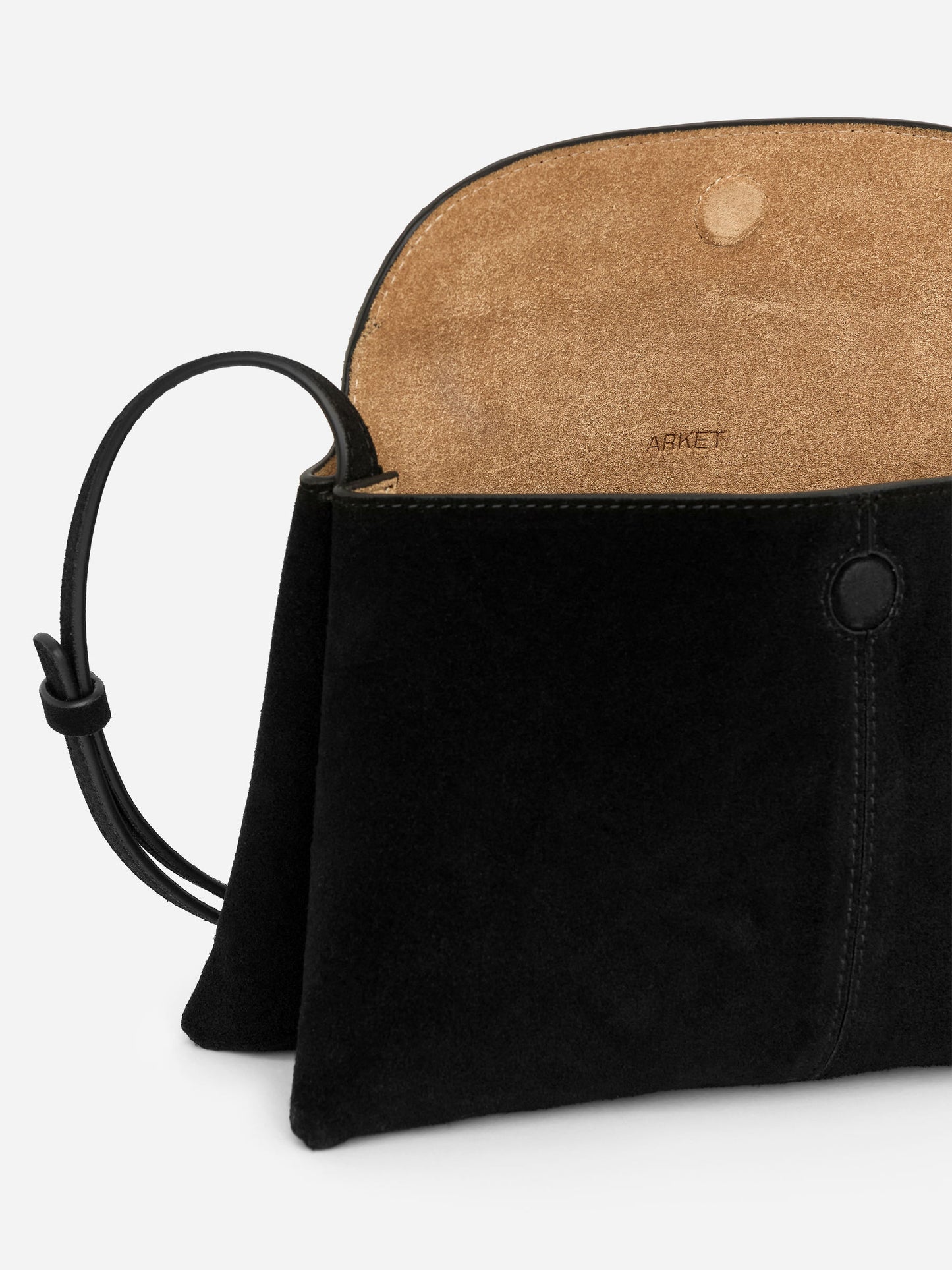 Suede Crossbody Bag