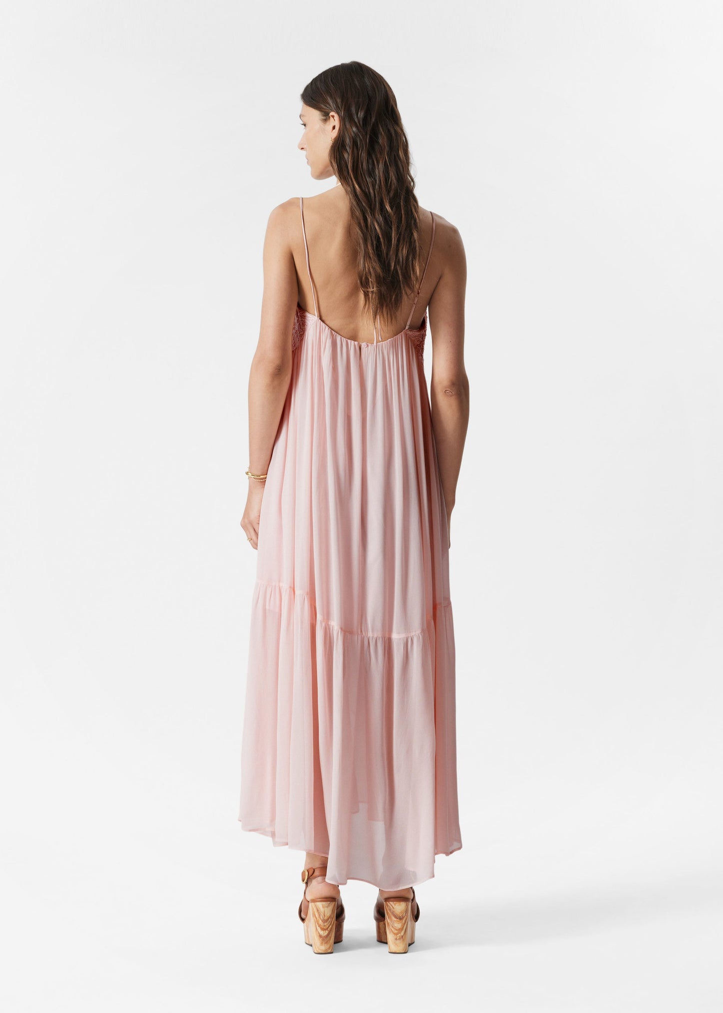 Strappy Embroidered Maxi dress