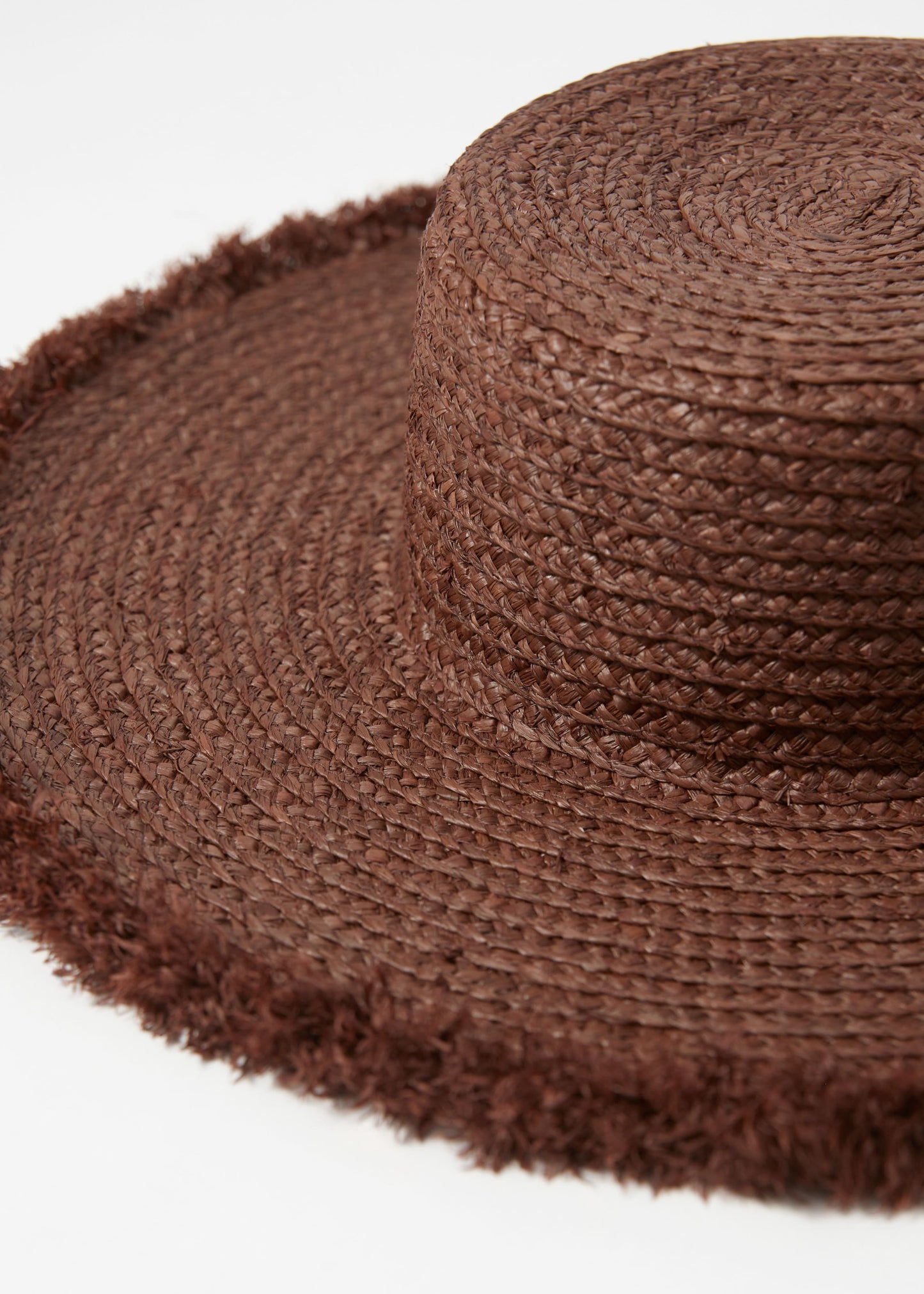 Frayed Raffia Hat