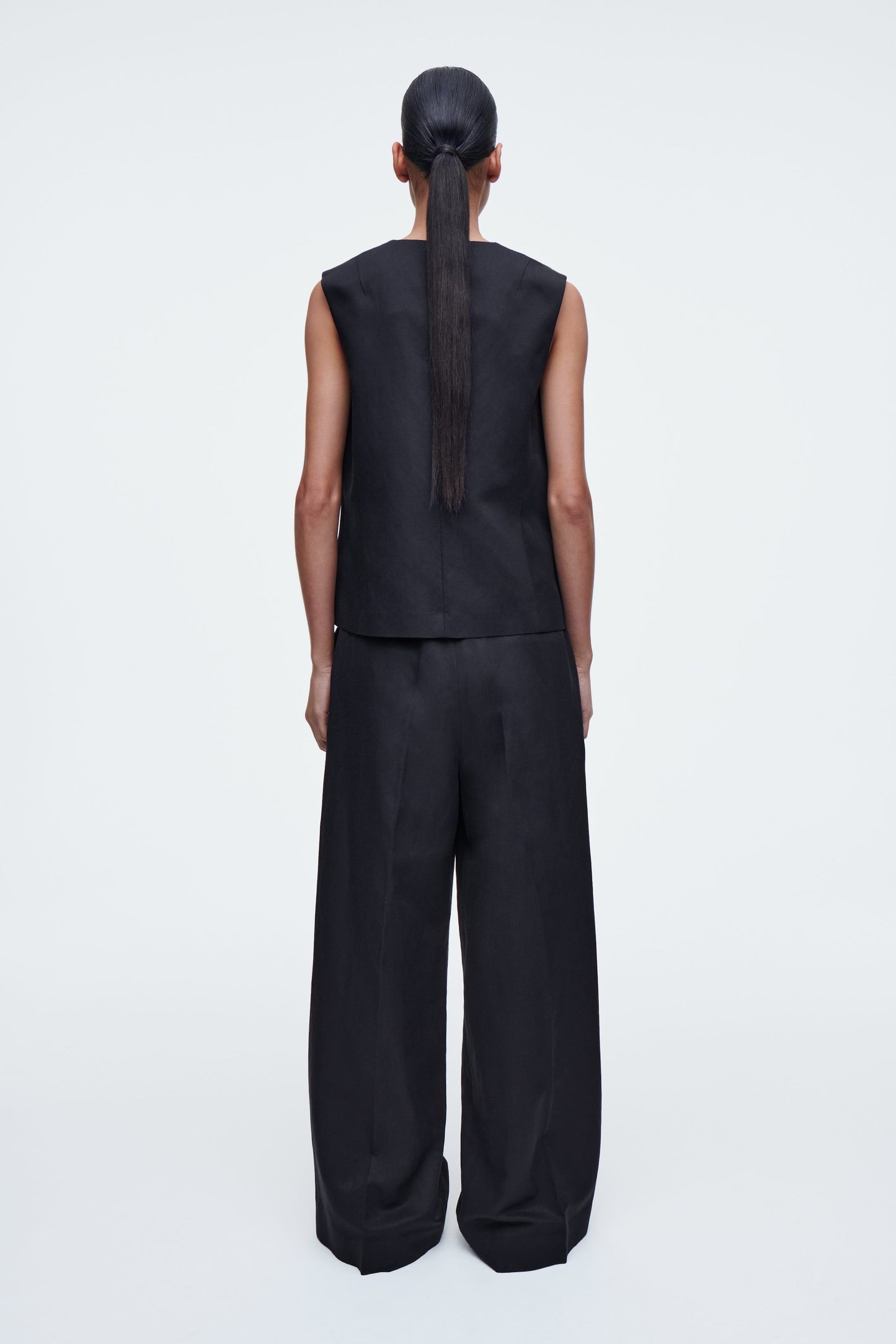 Tie-front waistcoat