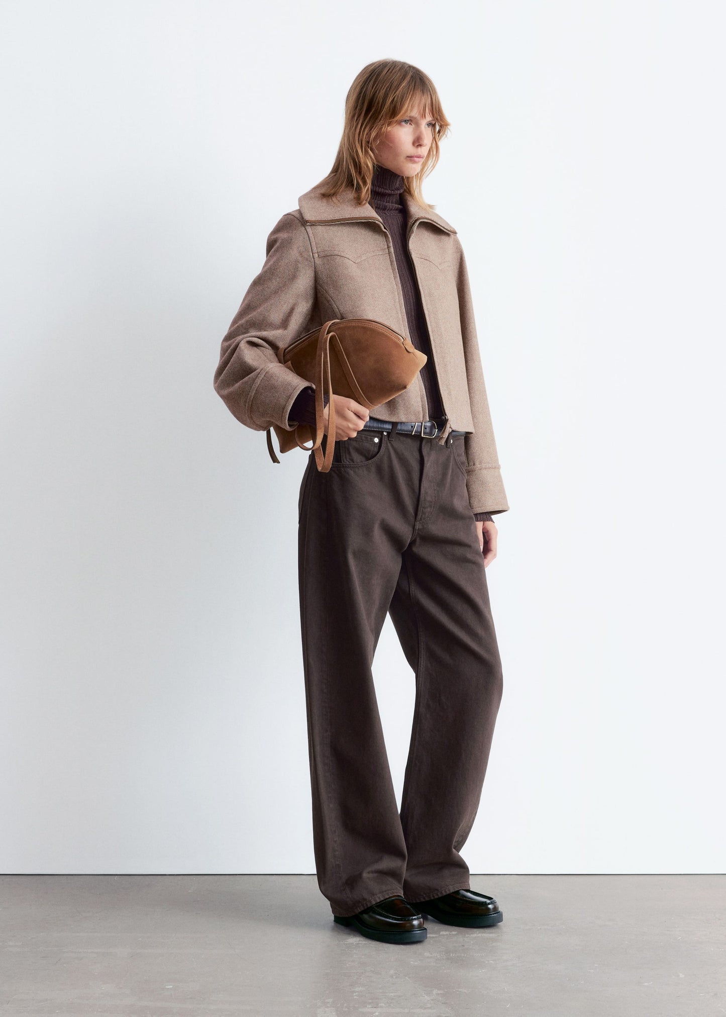 Cropped Wool Jacket