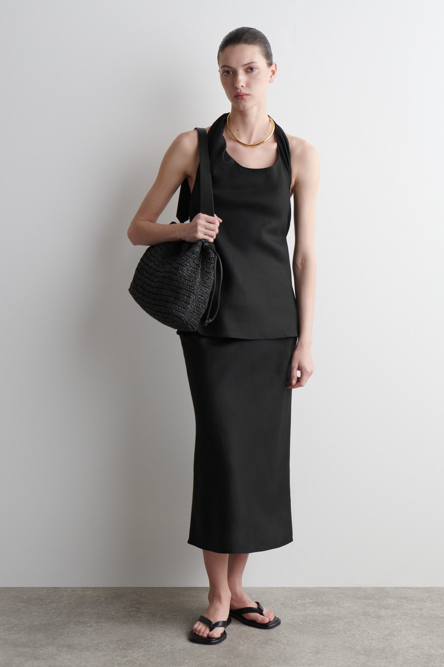 Cavatelli Clutch Bag - Straw
