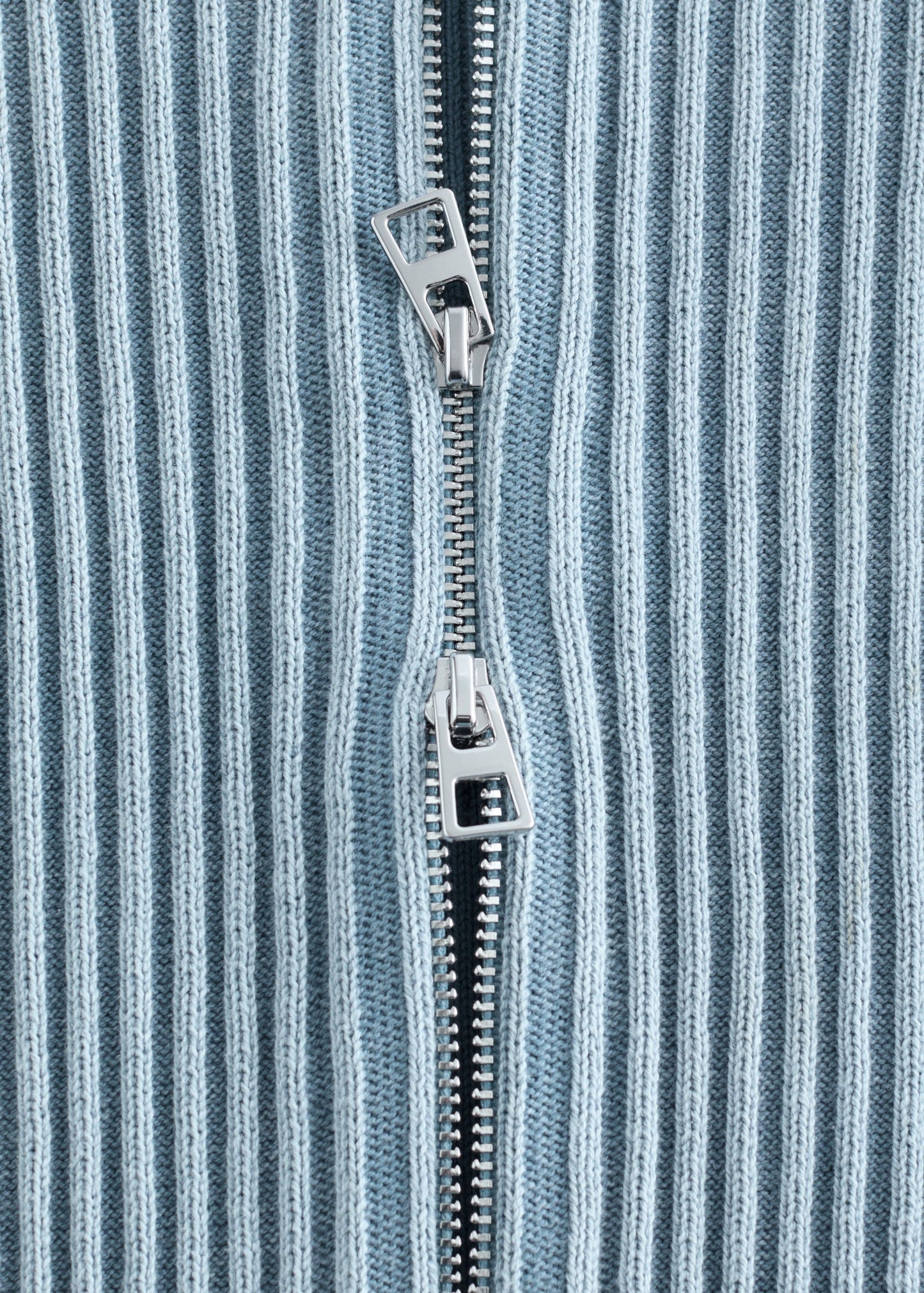 Zip-Up Turtleneck Cardigan