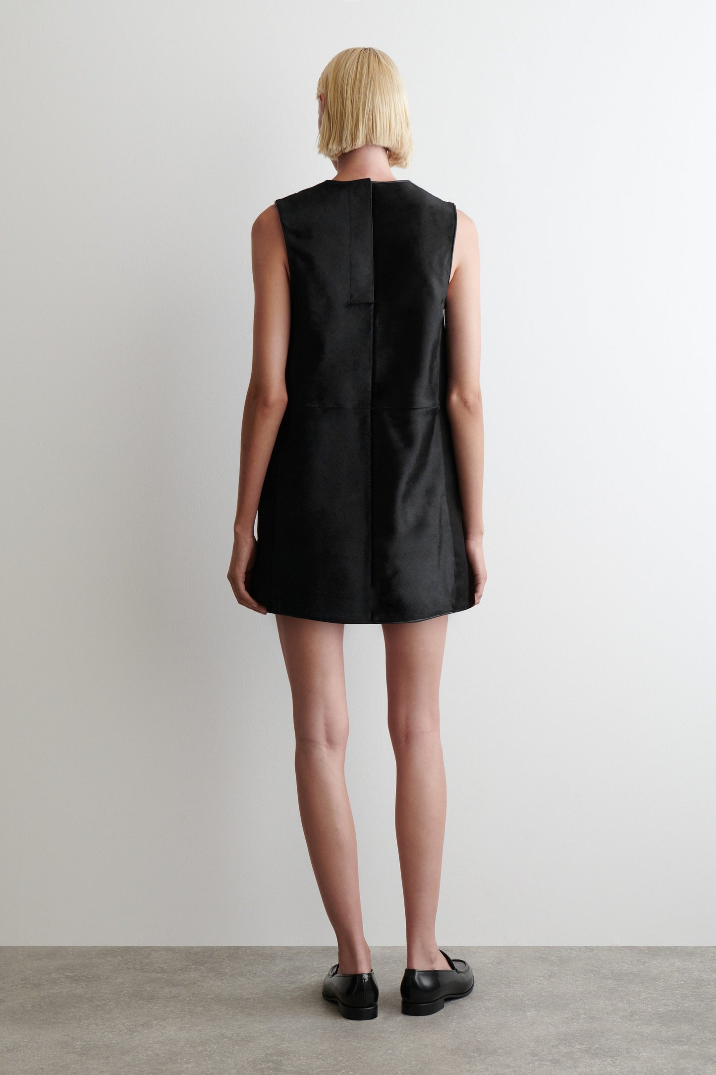 Pony Hair Mini Dress