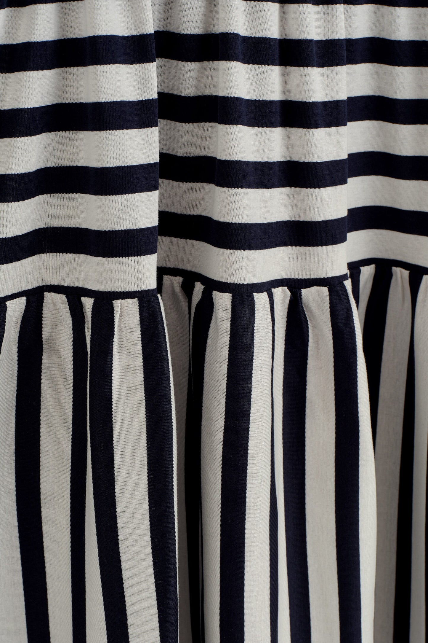 Boat-Neck Gathered Midi Dress