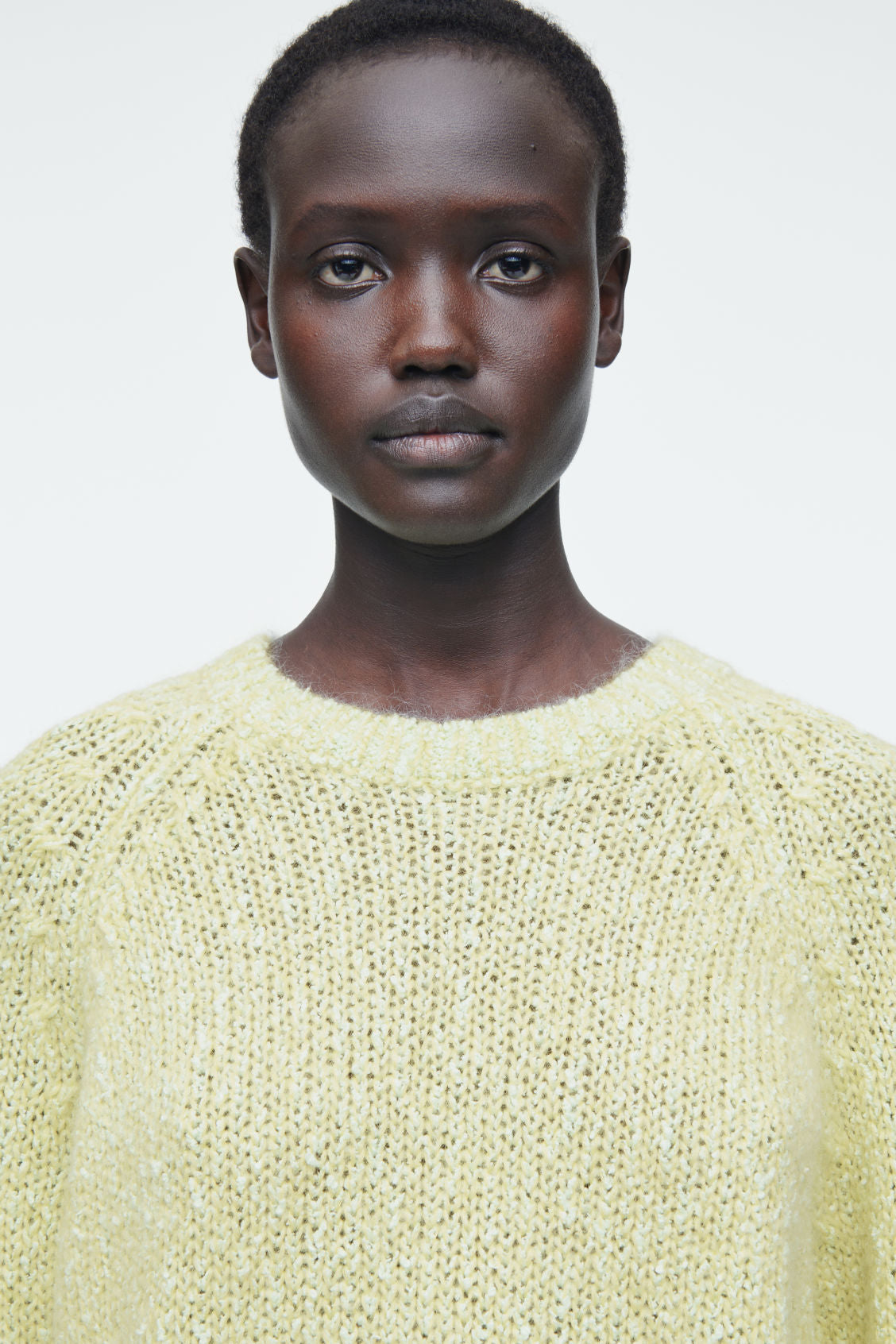 Flecked Mohair-Blend Jumper