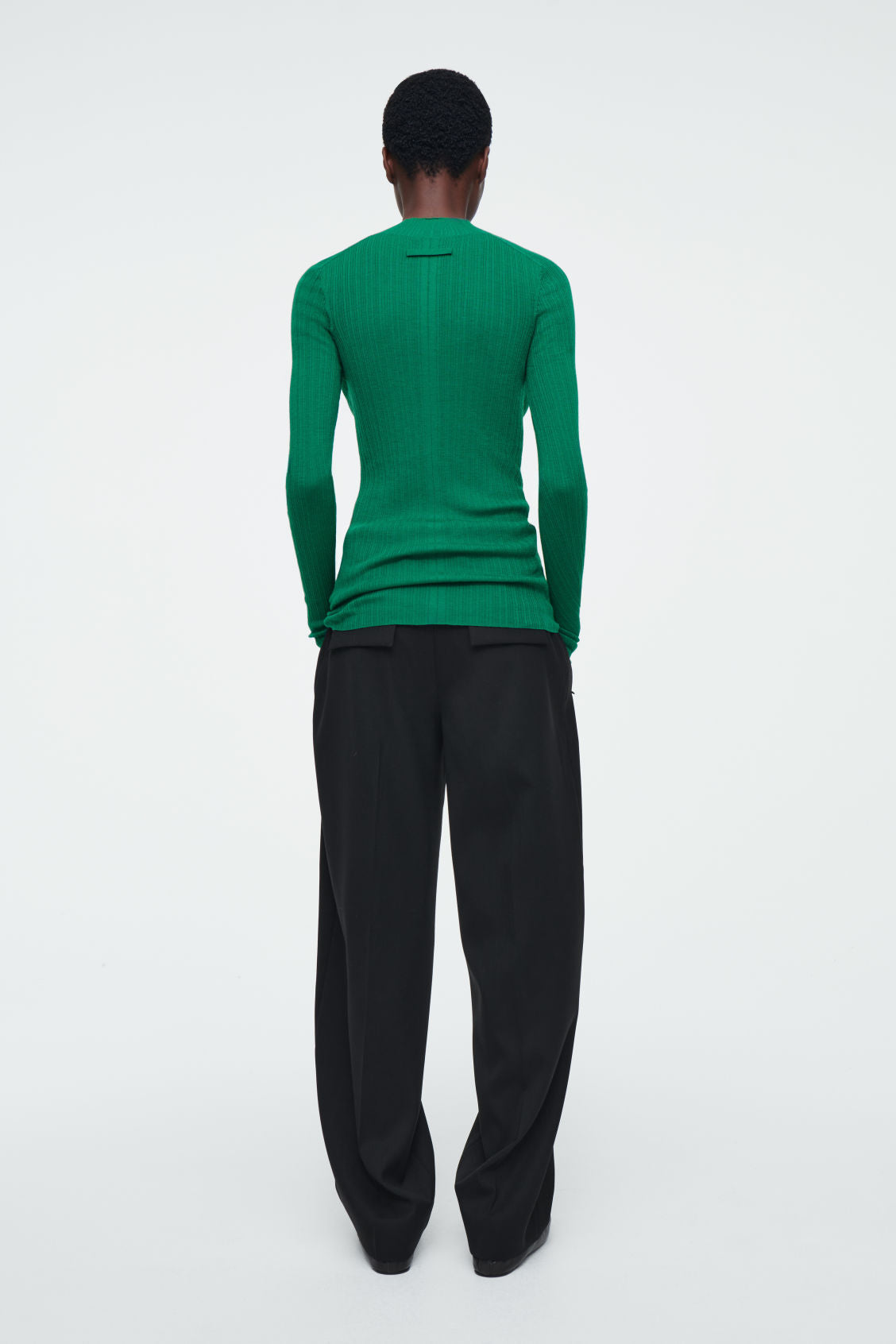 The ribbed merino wool top