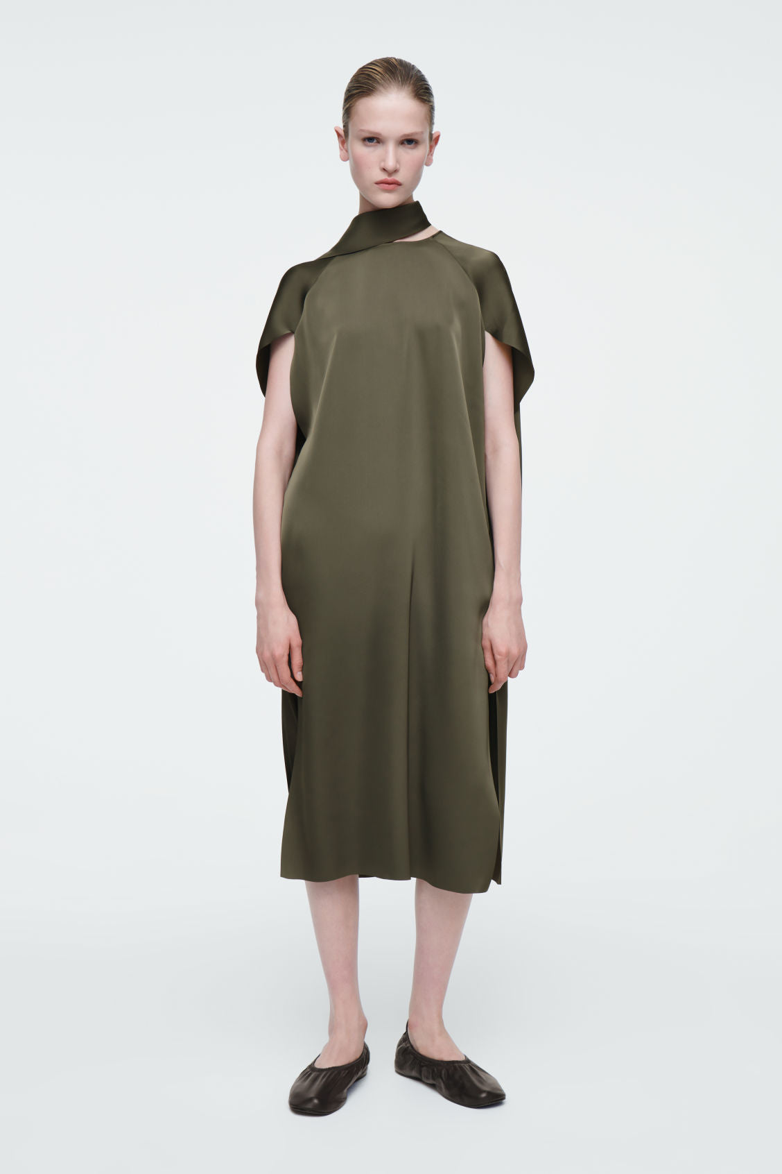 The scarf shift dress