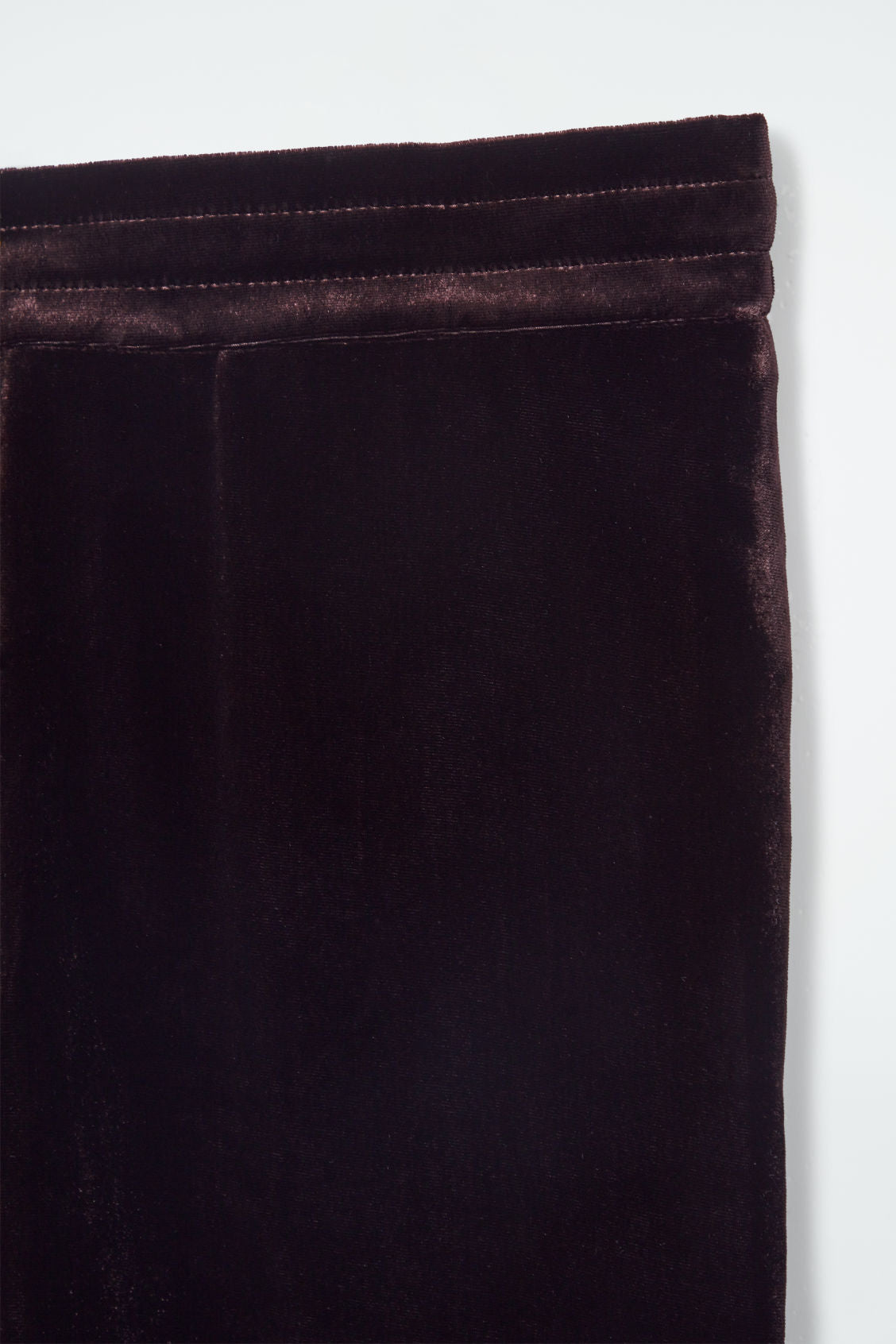 Silk-blend velvet trousers