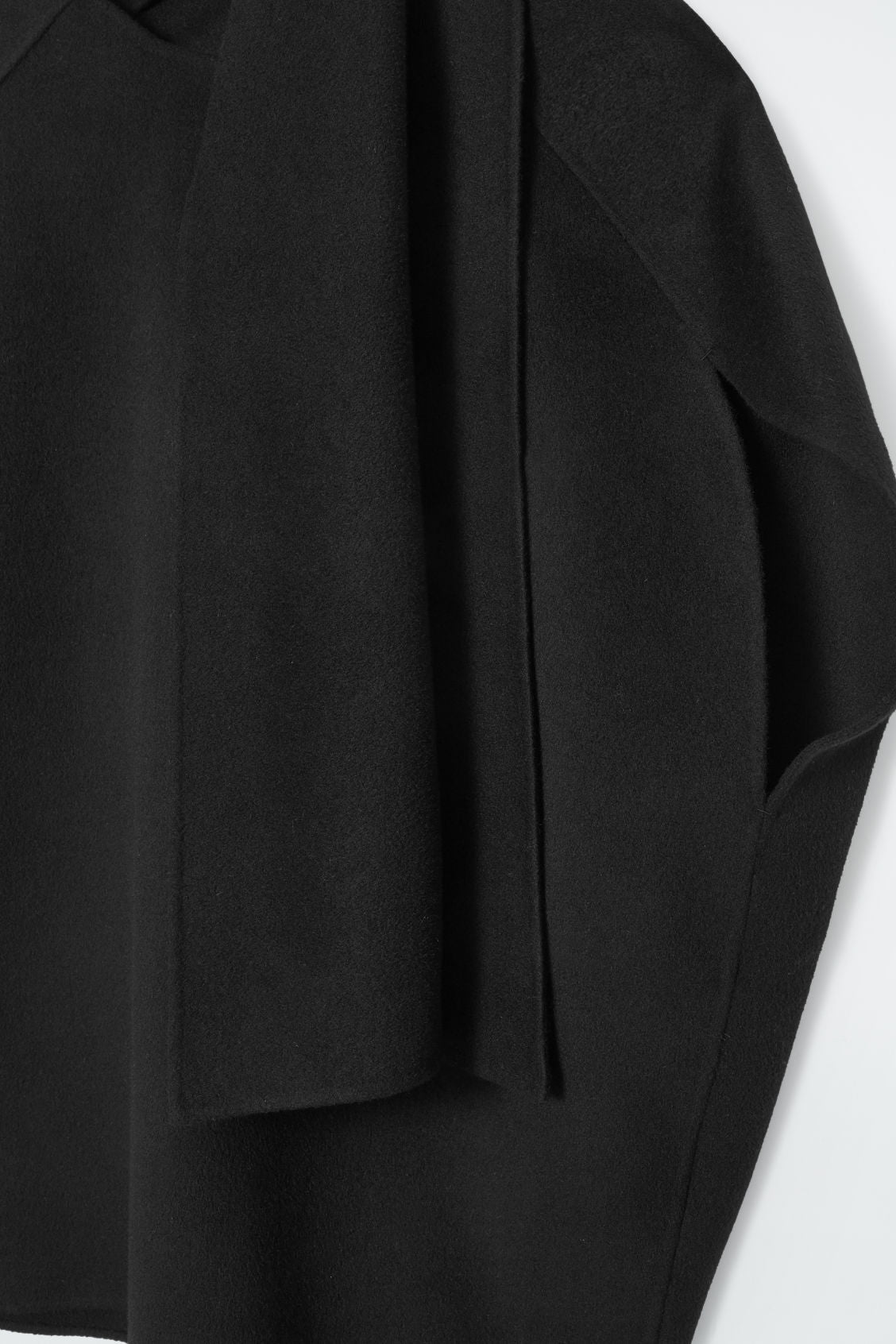 The double-faced scarf blouse