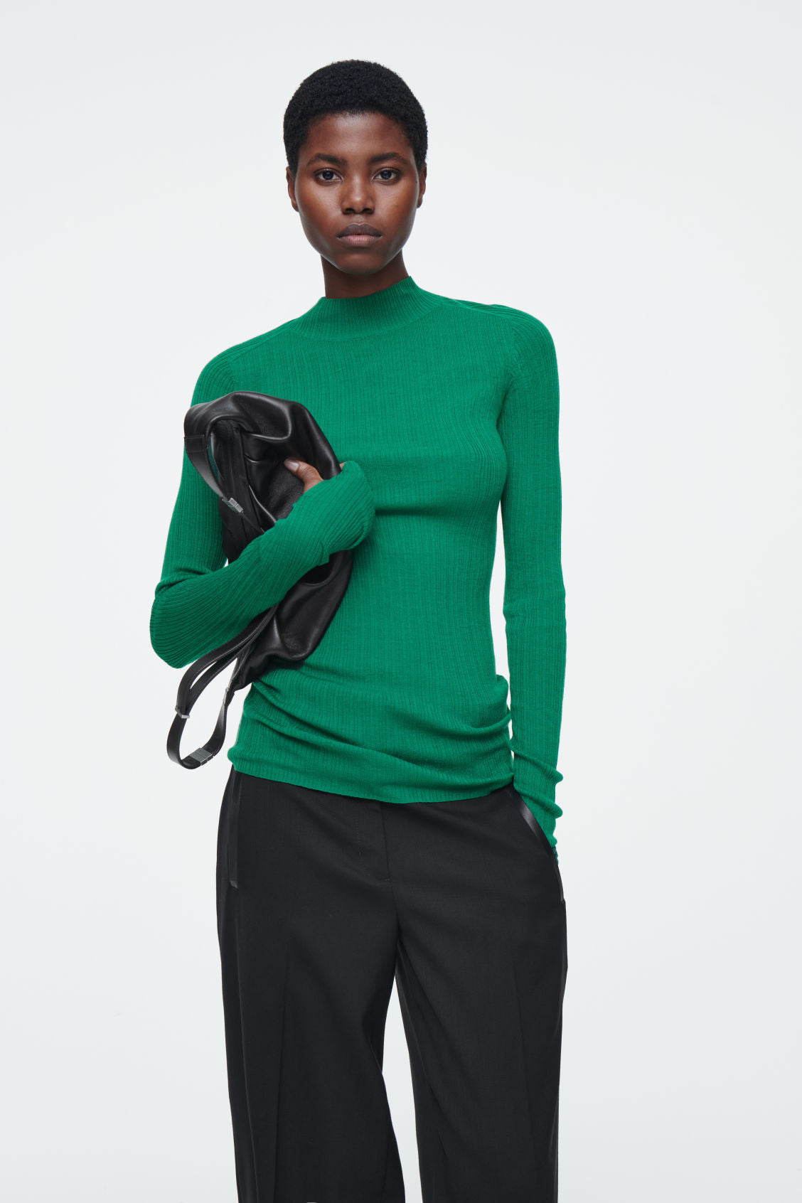 The ribbed merino wool top