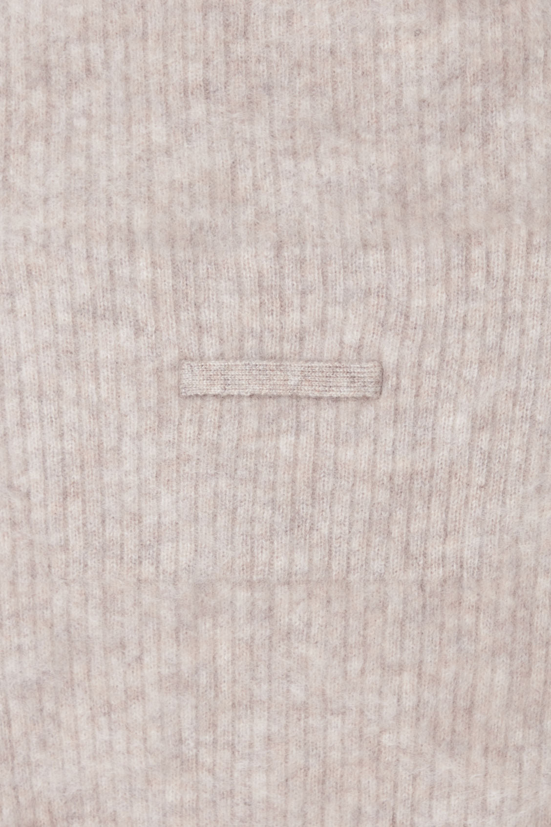 The funnel-neck brushed cashmere vest