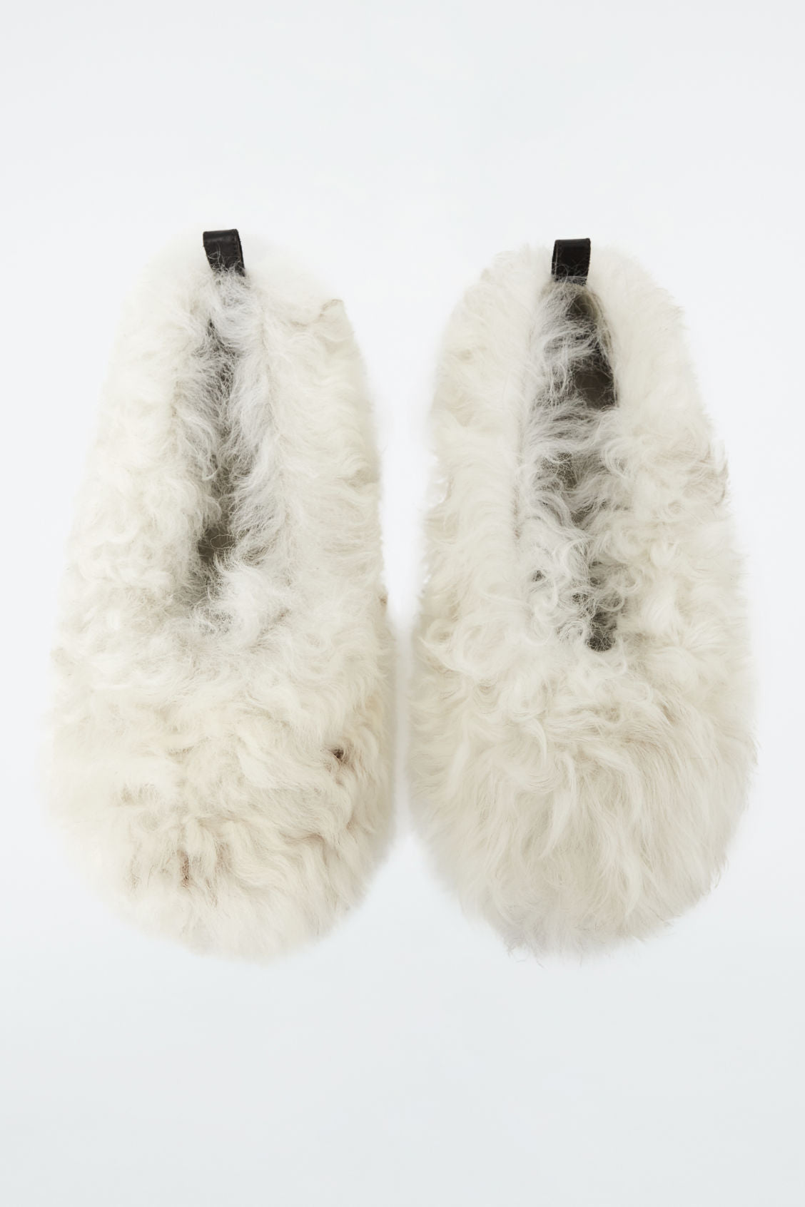 The shearling ballet flats