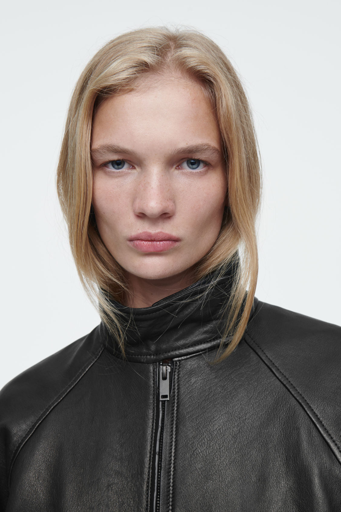 The leather jacket
