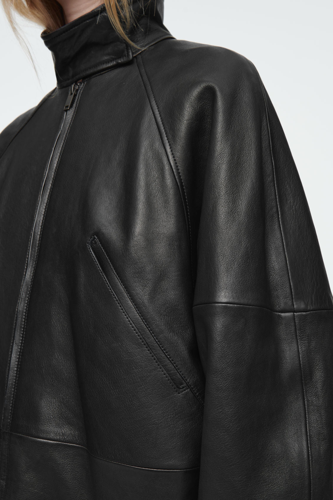 The leather jacket