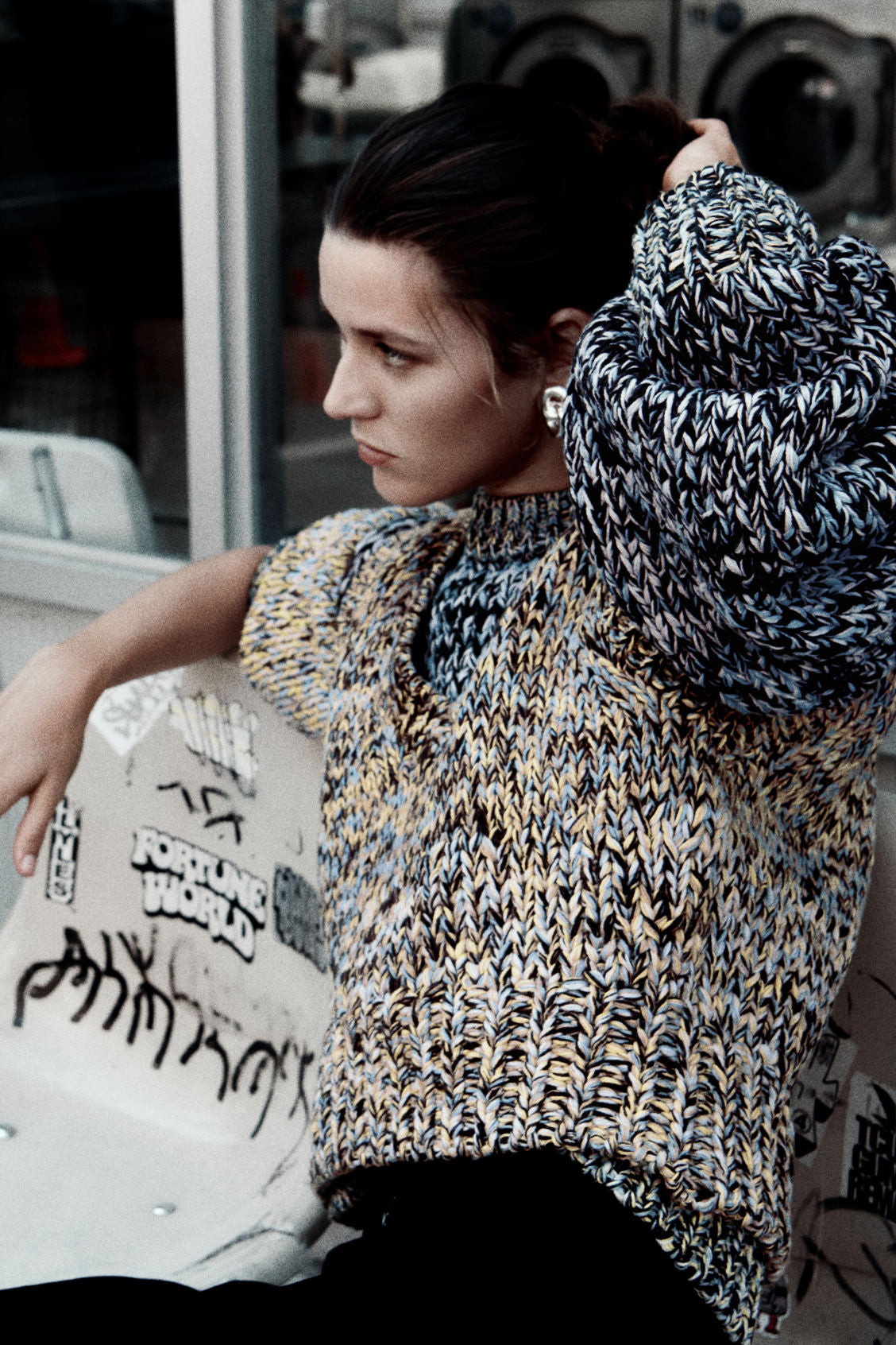 Chunky Multi-Yarn Wool Jumper