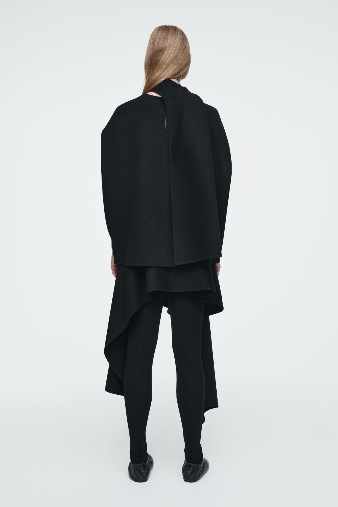 The double-faced scarf blouse