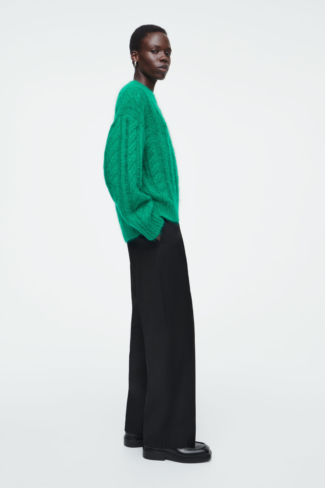 Cable-Knit Mohair Jumper
