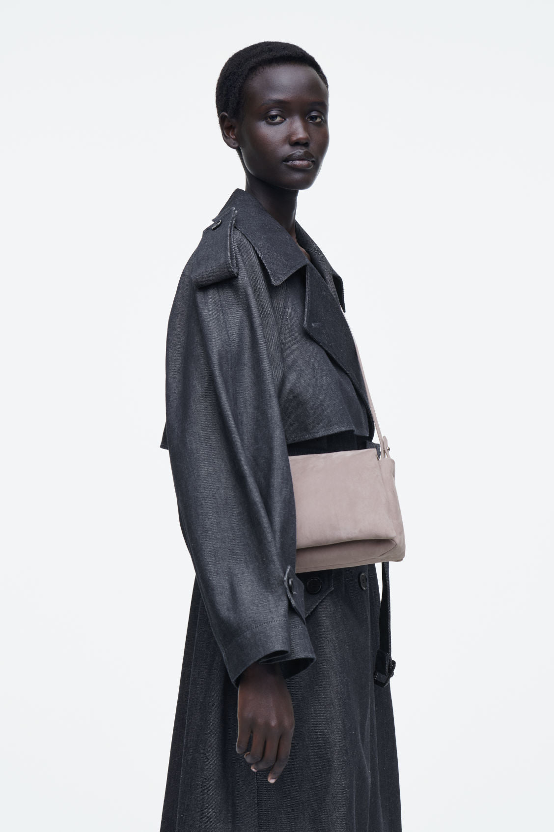 Suede Tome mini crossbody