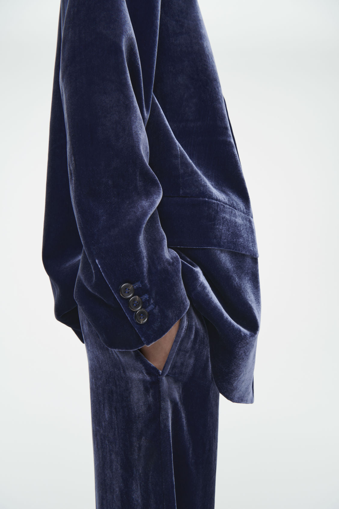 Silk-Blend Velvet Blazer