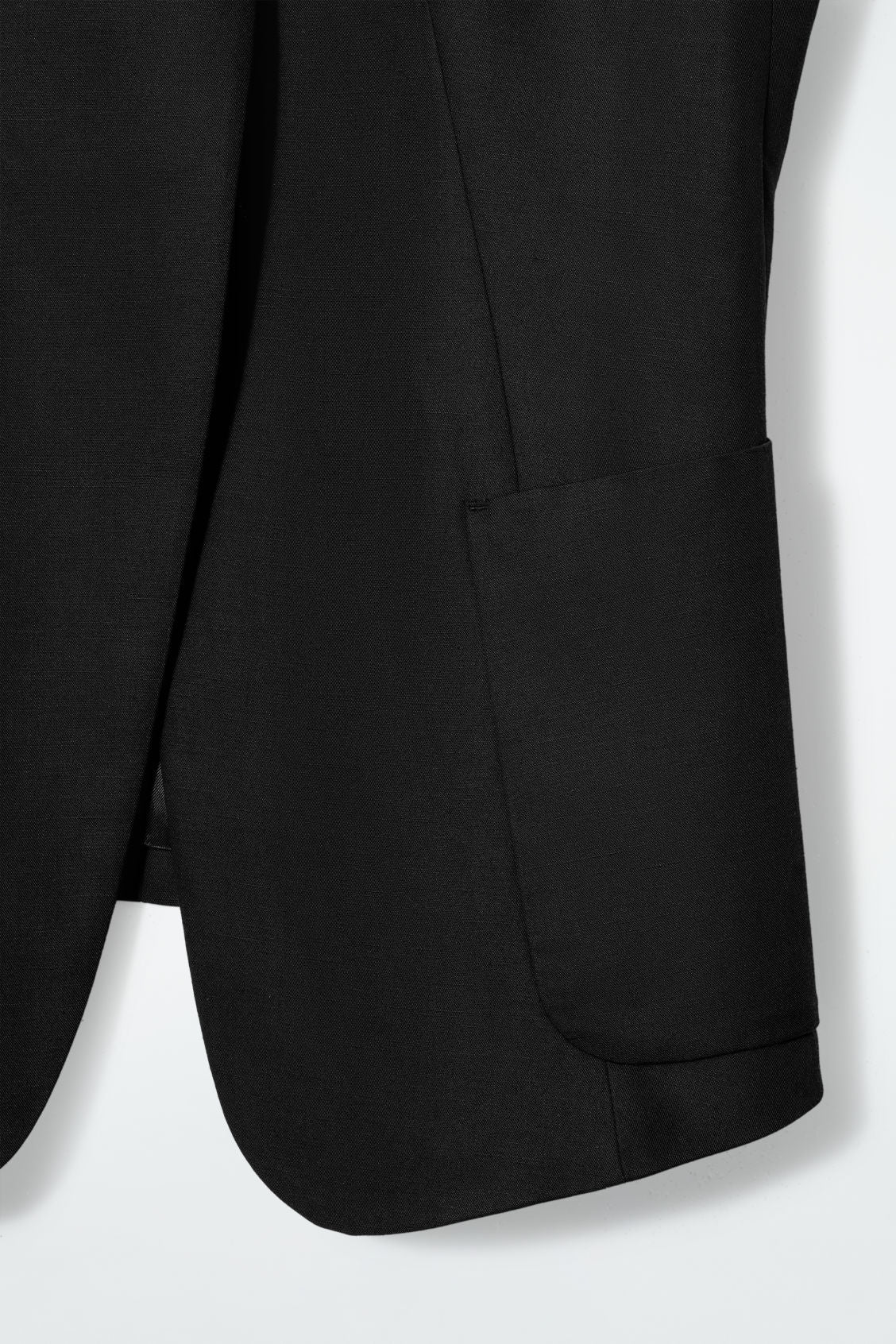Wrap-front linen-blend waistcoat